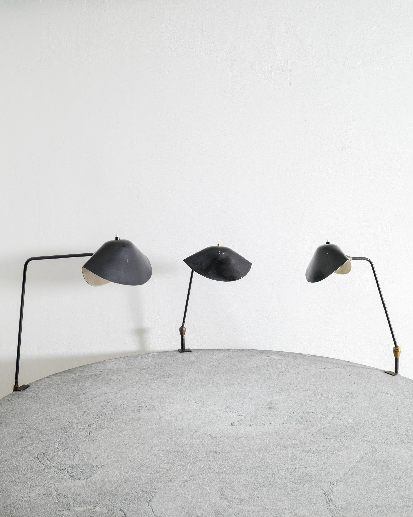 SERGE MOUILLE AGRAFÉE DESK LAMP, 1950s