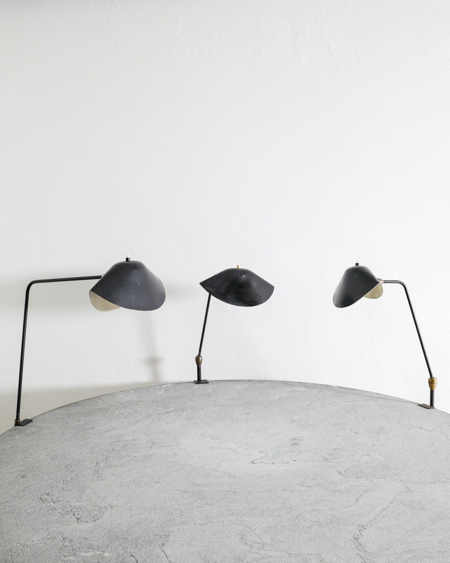 SERGE MOUILLE AGRAFÉE DESK LAMP, 1950s