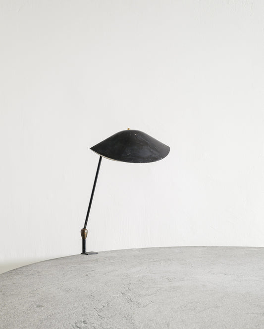 SERGE MOUILLE AGRAFÉE DESK LAMP, 1950s