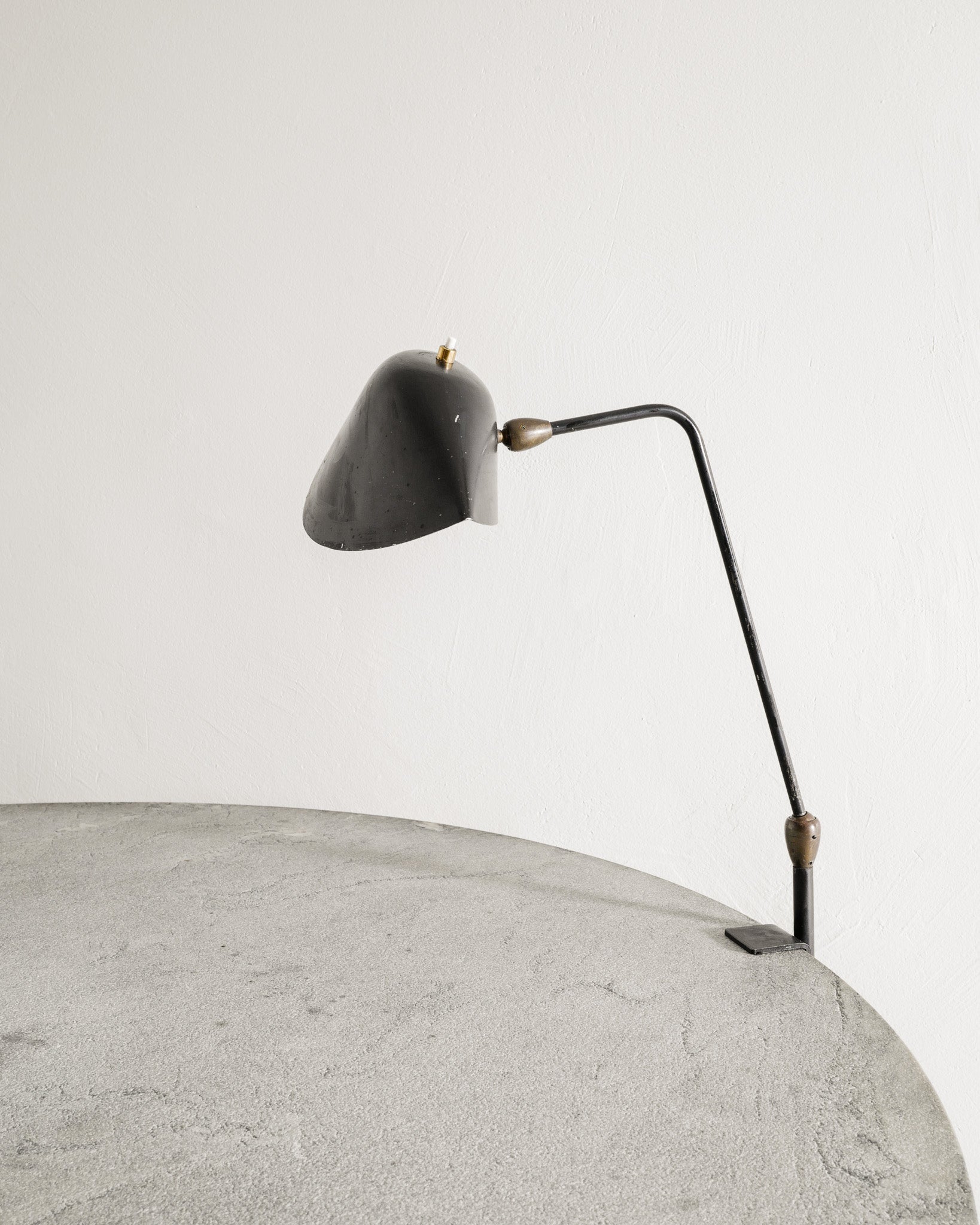 SERGE MOUILLE AGRAFÉE DESK LAMP, 1950s