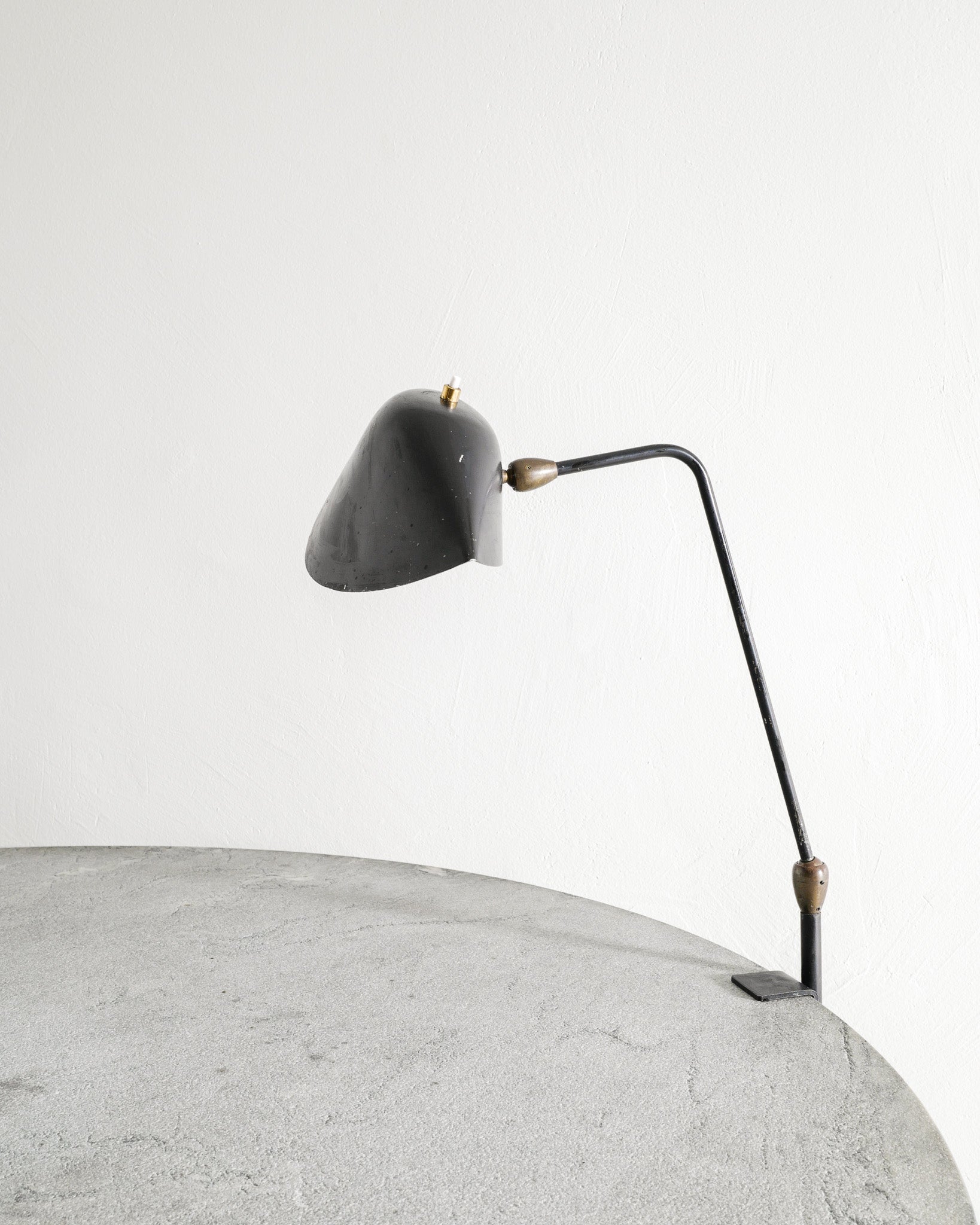 SERGE MOUILLE AGRAFÉE DESK LAMP, 1950s