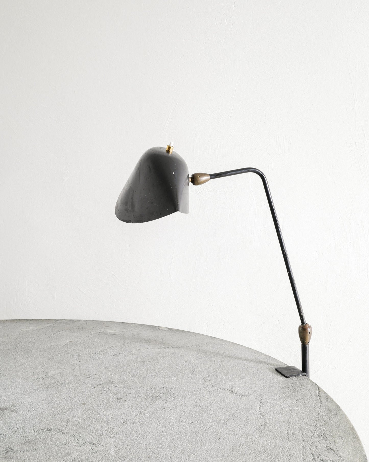 SERGE MOUILLE AGRAFÉE DESK LAMP, 1950s