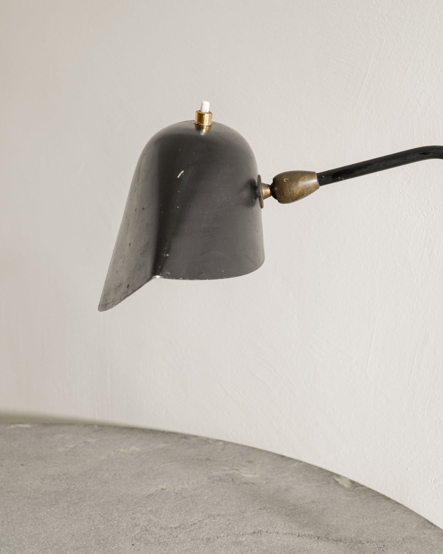 SERGE MOUILLE AGRAFÉE DESK LAMP, 1950s