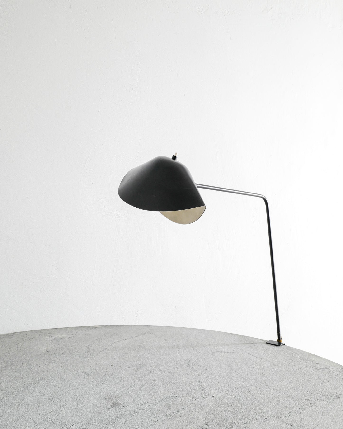 SERGE MOUILLE SIMPLE AGRAFÉE LAMP, 1950s