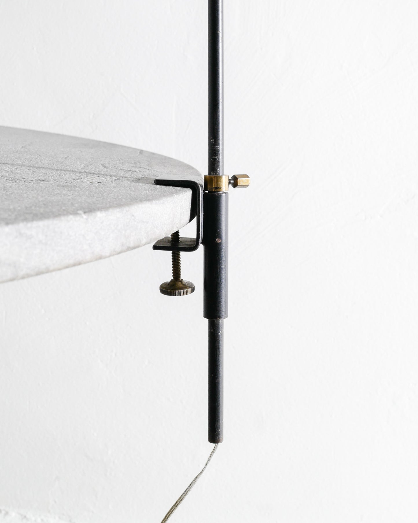 SERGE MOUILLE SIMPLE AGRAFÉE LAMP, 1950s