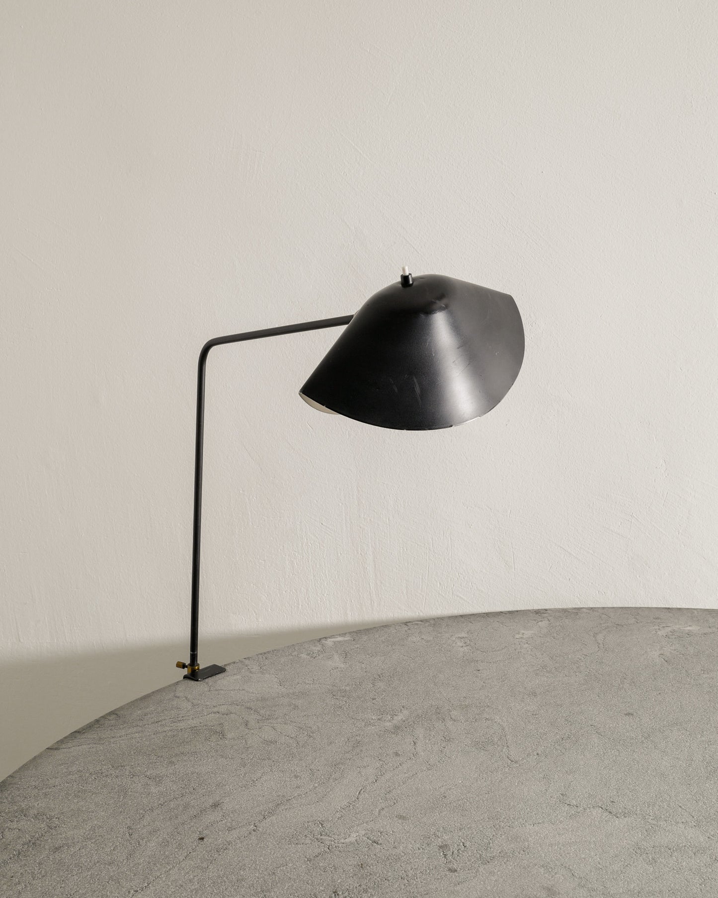 SERGE MOUILLE AGRAFÉE DESK LAMP, 1950s