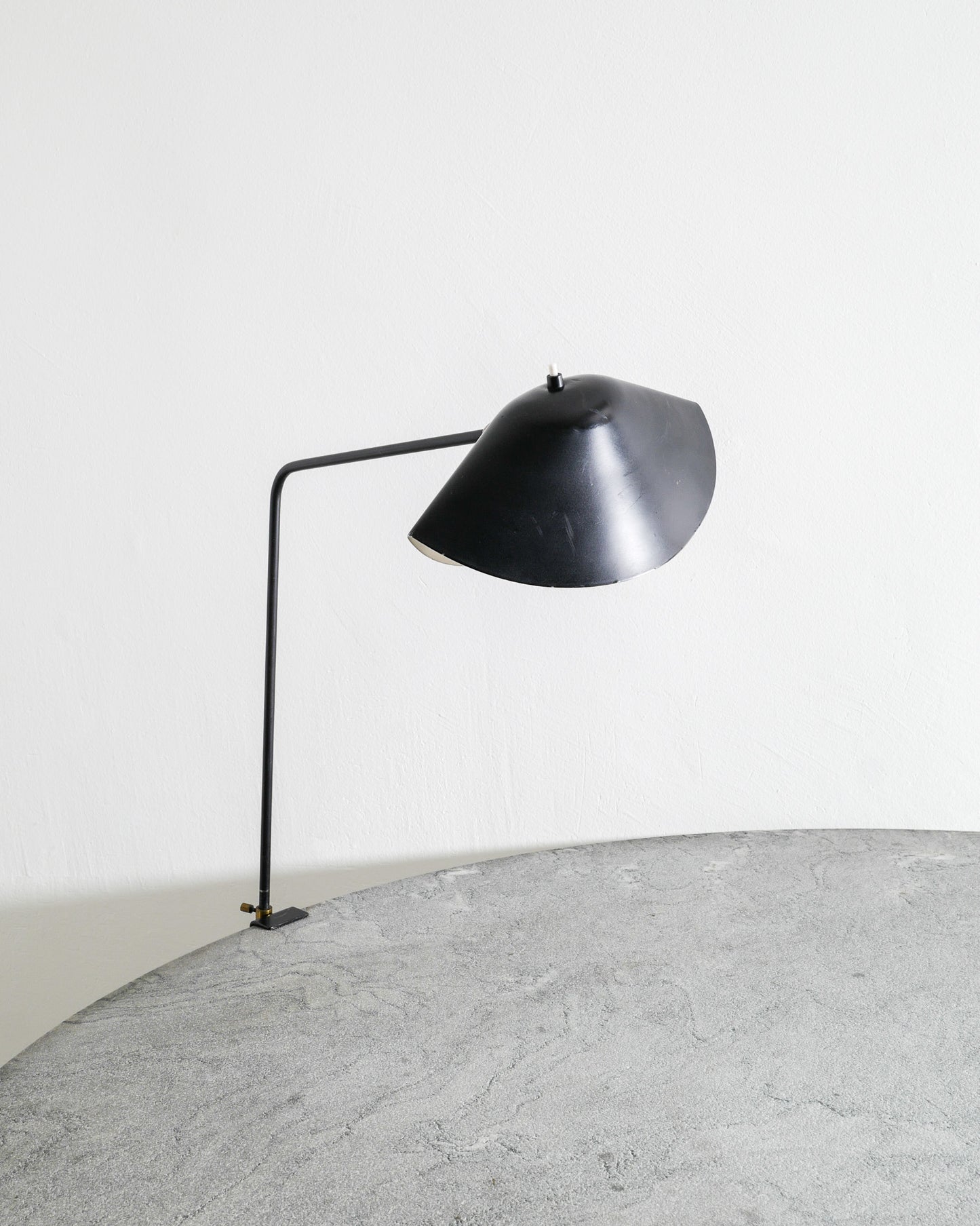 SERGE MOUILLE SIMPLE AGRAFÉE LAMP, 1950s