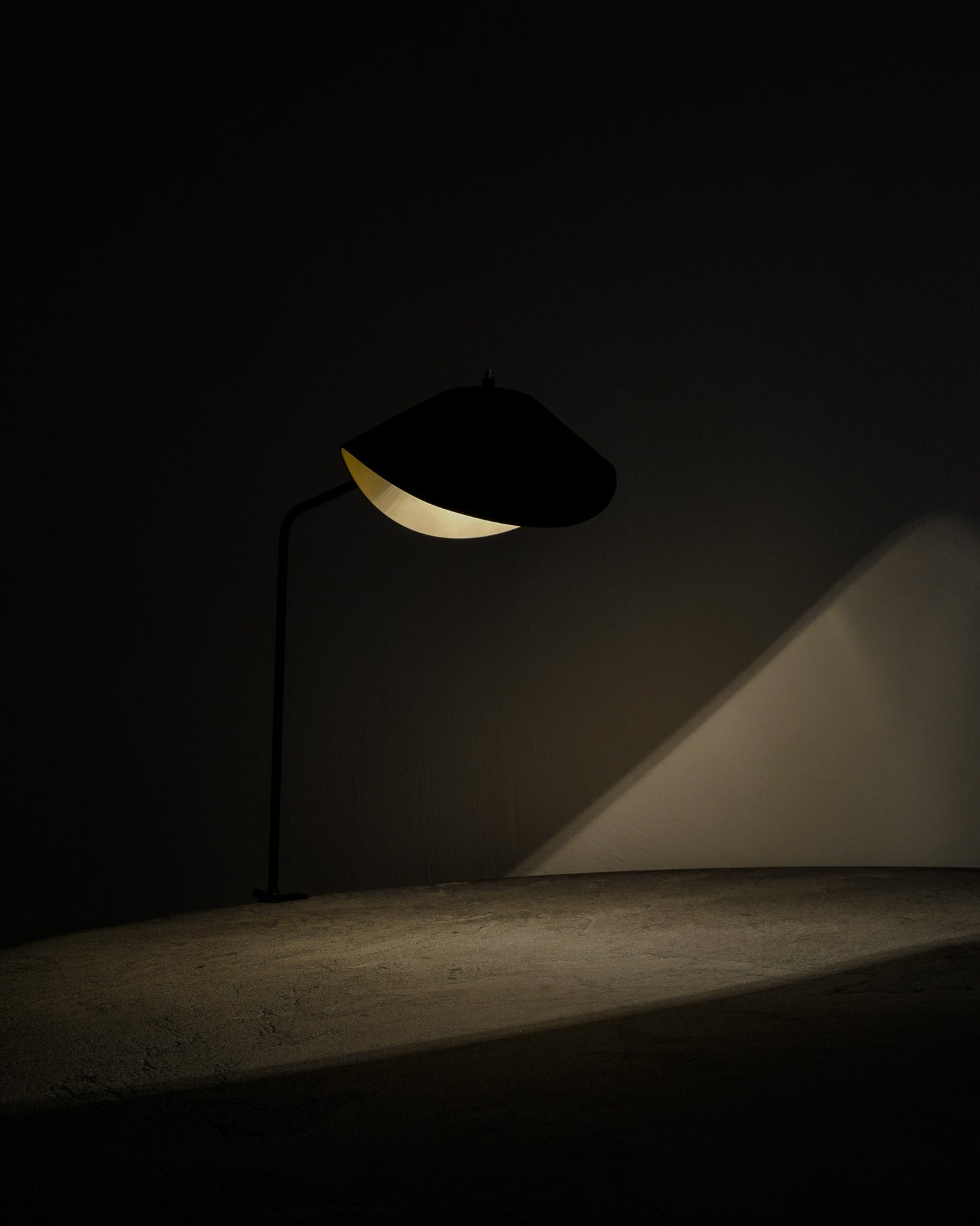 SERGE MOUILLE AGRAFÉE DESK LAMP, 1950s
