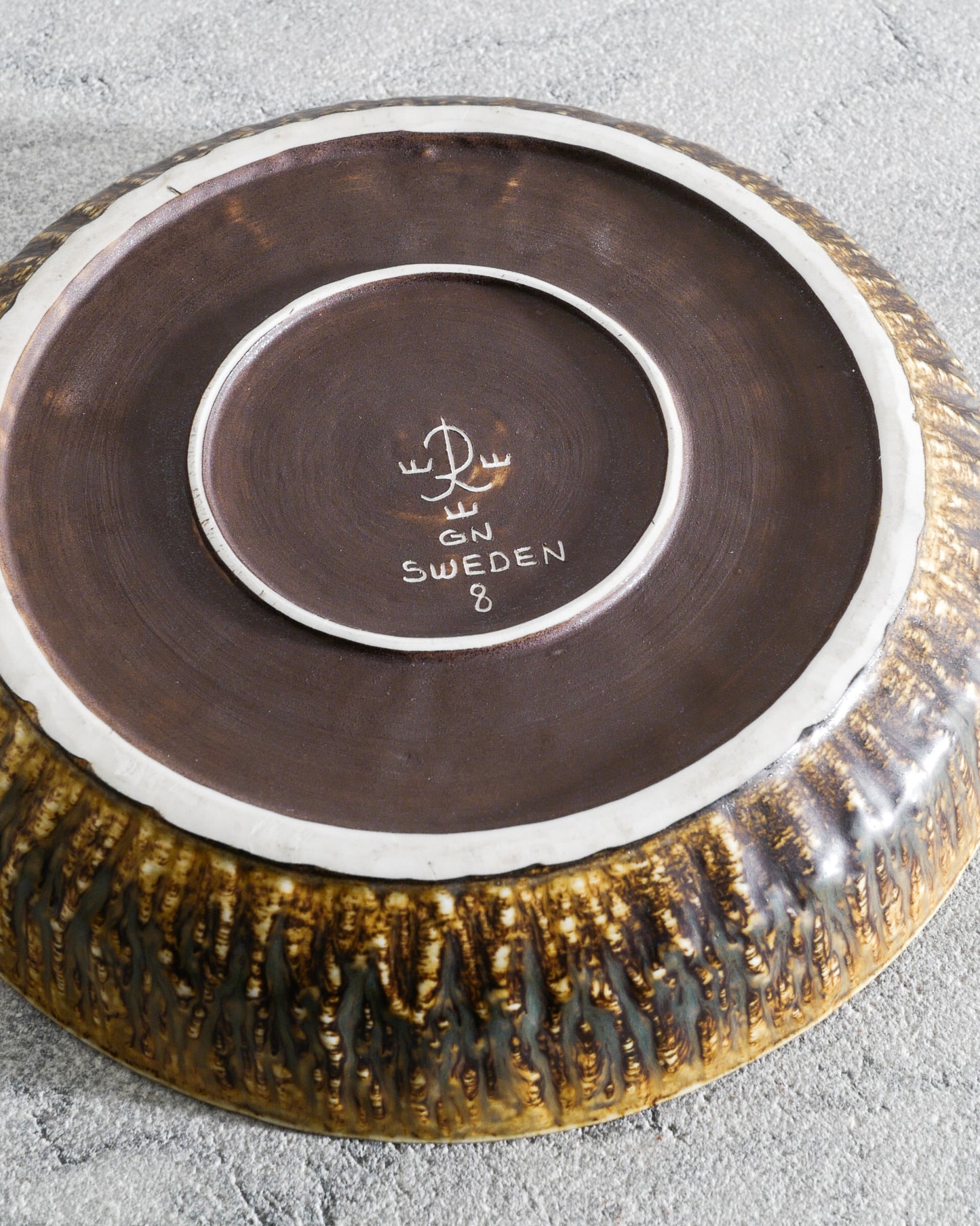 GUNNAR NYLUND "RUBUS" LARGE DISH, 1950s