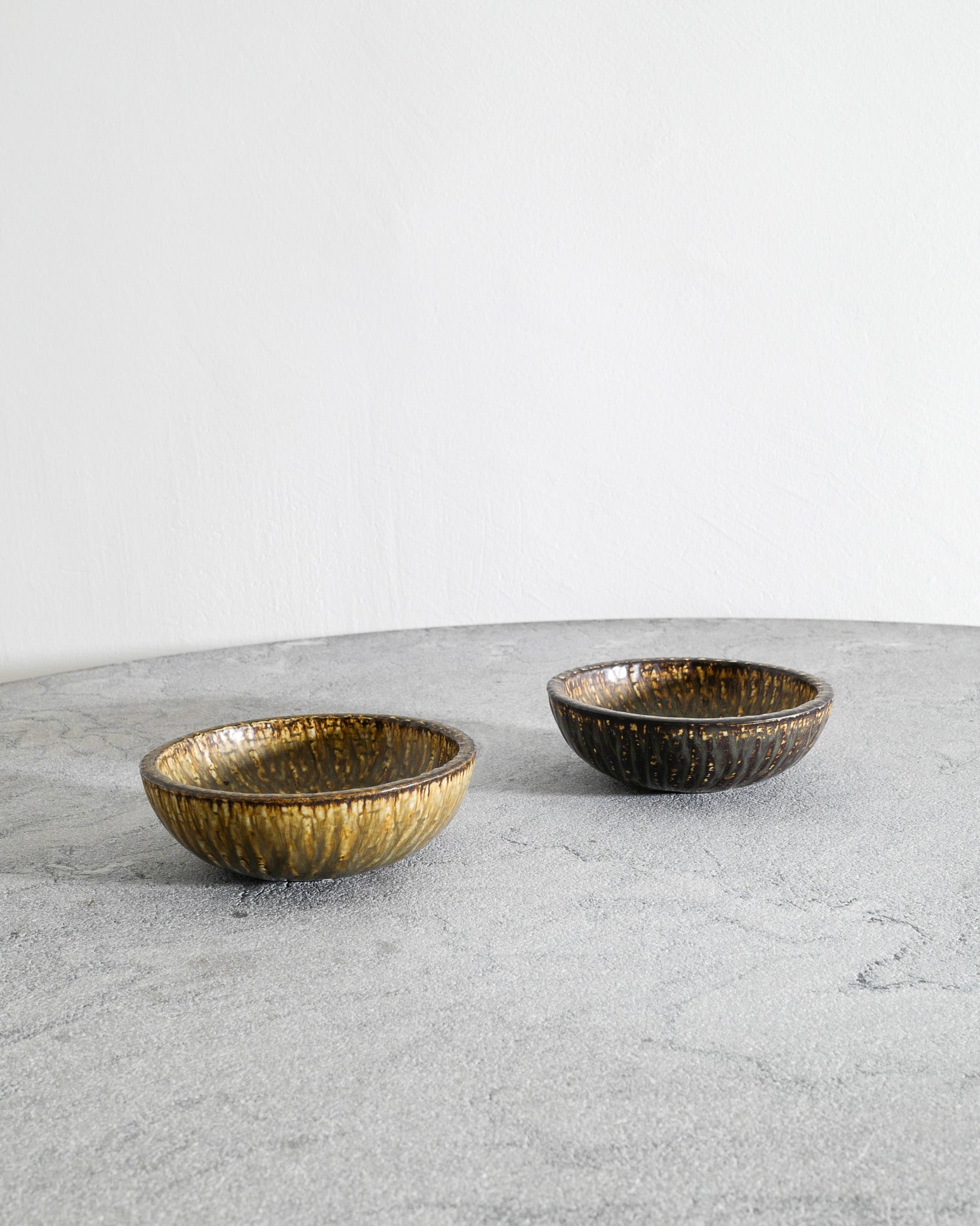 GUNNAR NYLUND "RUBUS" LOW BOWLS, 1950s