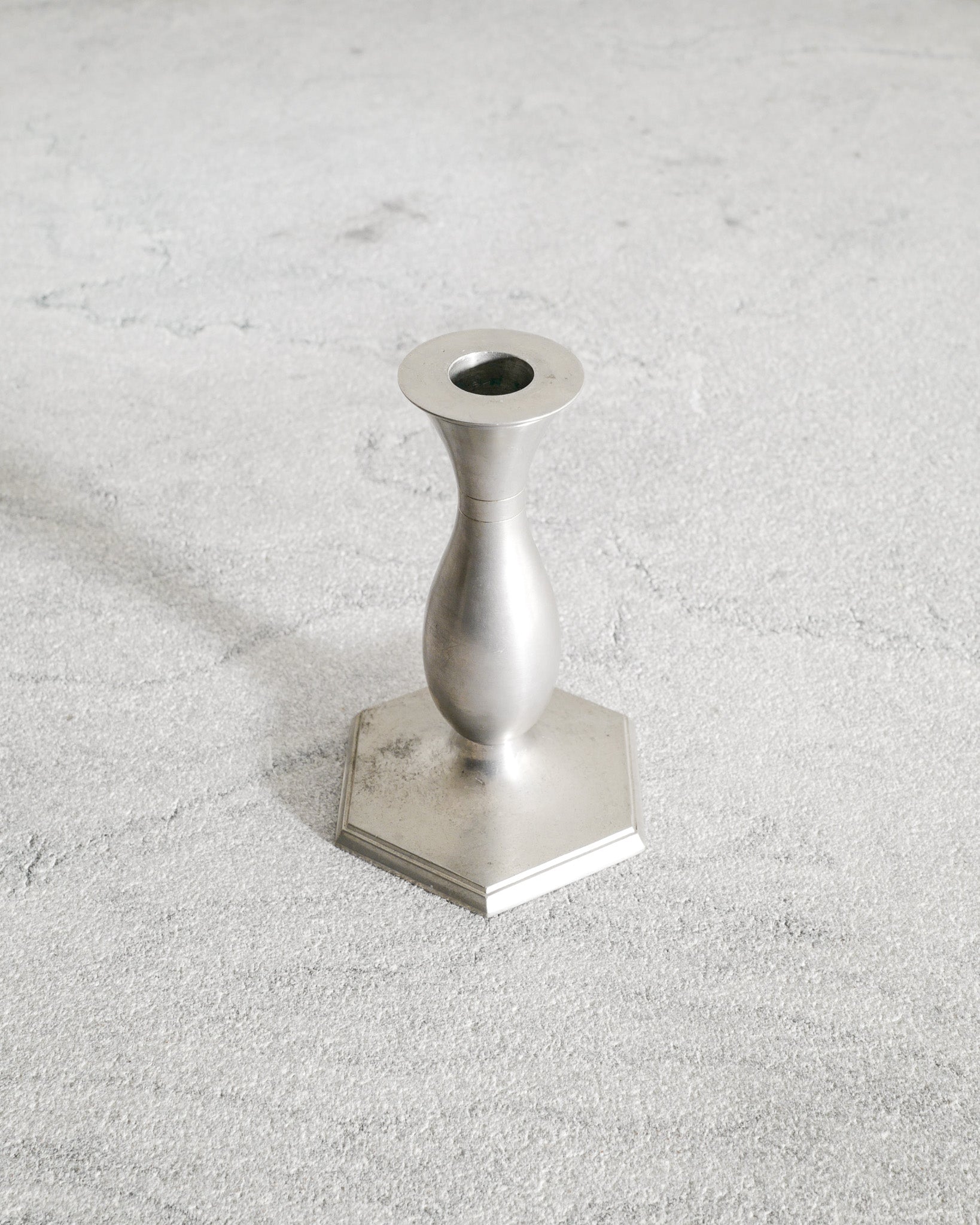 JUST ANDERSEN PEWTER CANDLESTICKS, 1940s