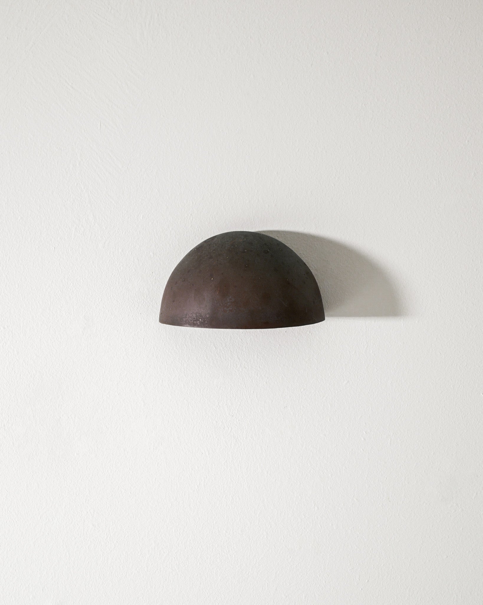 SET OF FOUR DANISH COPPER WALL LAMPS