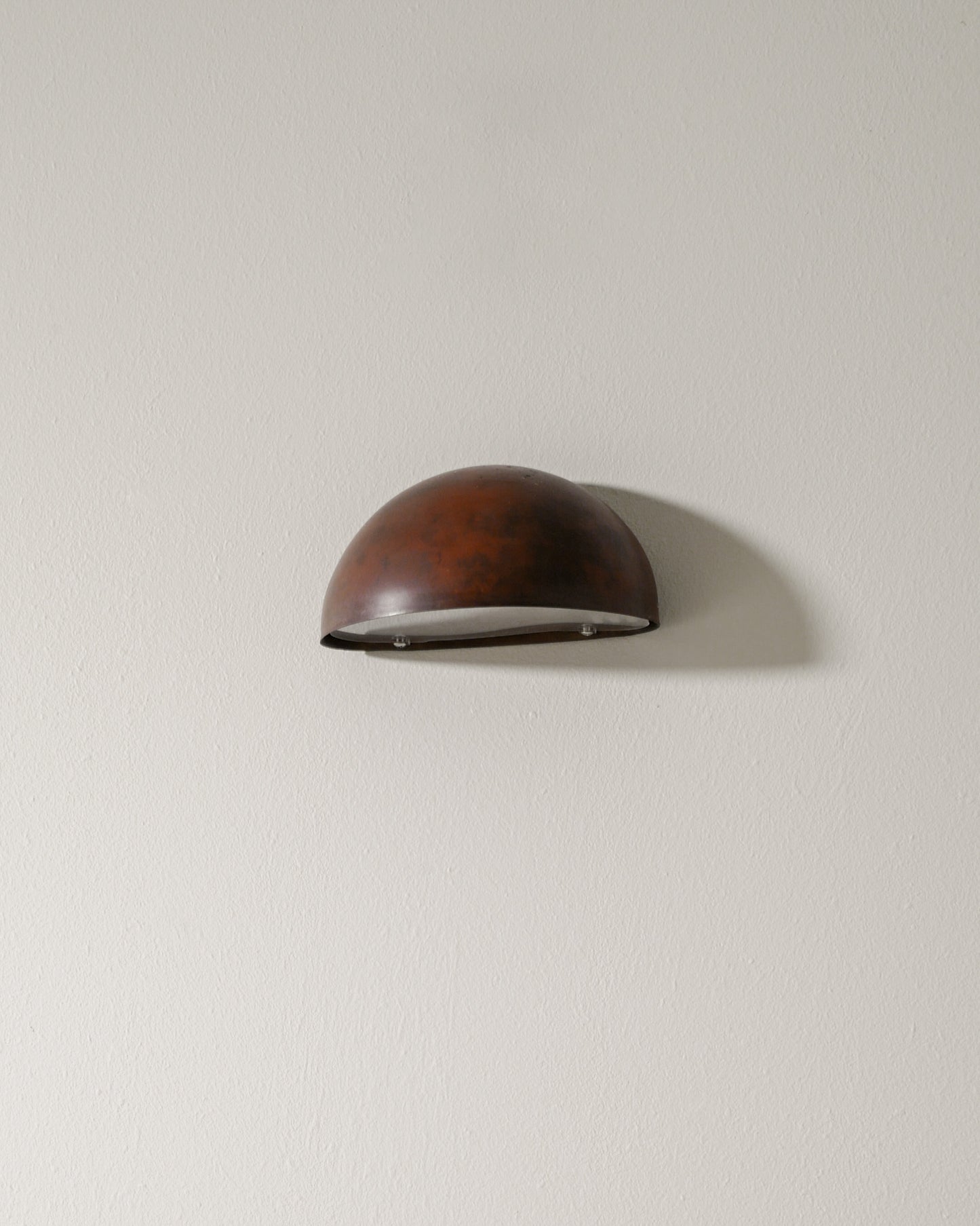 PAIR OF DANISH COPPER WALL LAMPS