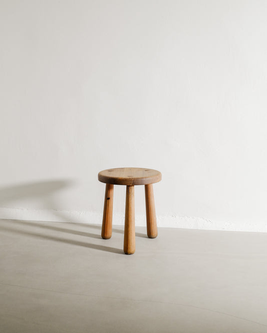 AXEL EINAR HJORTH "SKOGA" PINE STOOL, 1930s