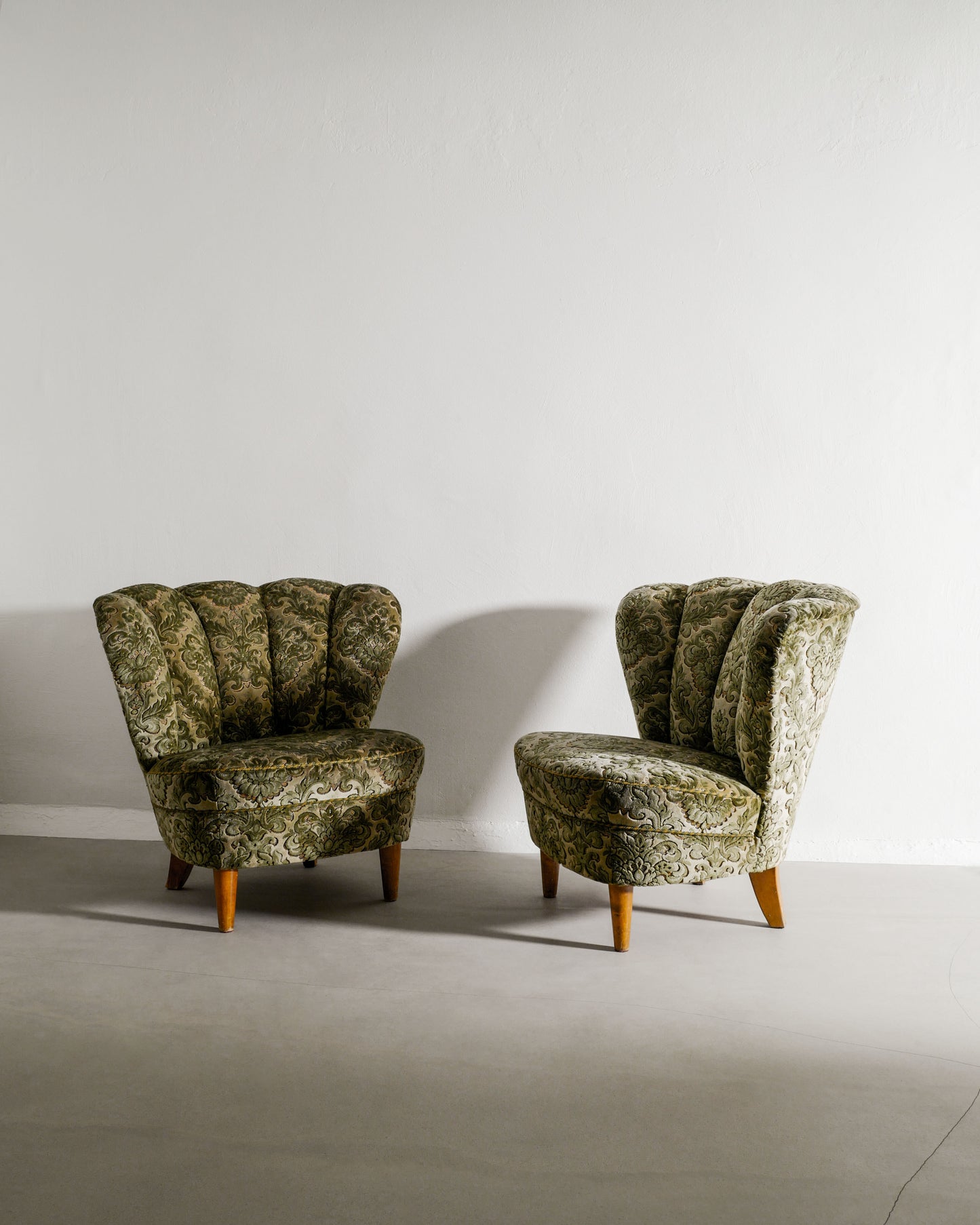 SWEDISH MODERN ARMCHAIRS, 1940s