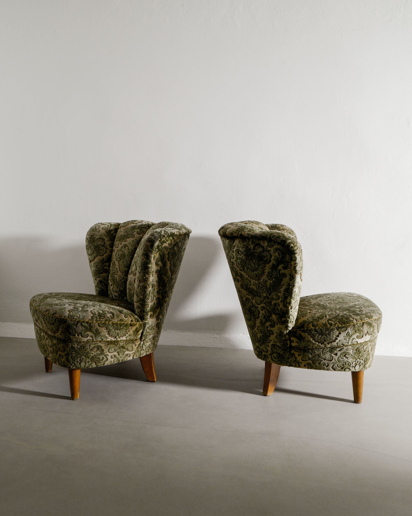 SWEDISH MODERN ARMCHAIRS, 1940s