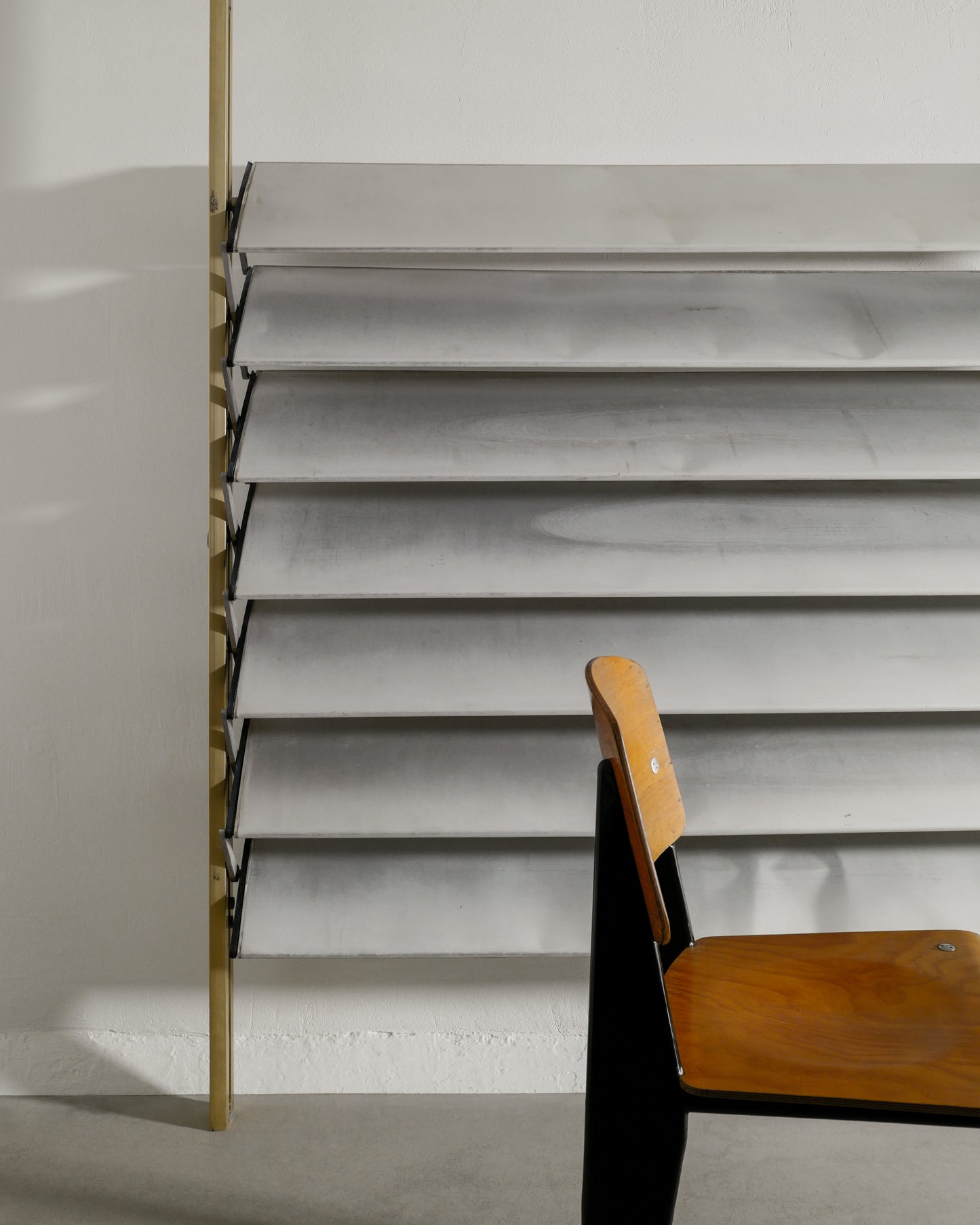 JEAN PROUVÉ ALUMINUM BRISE DE SOLEIL, 1950s