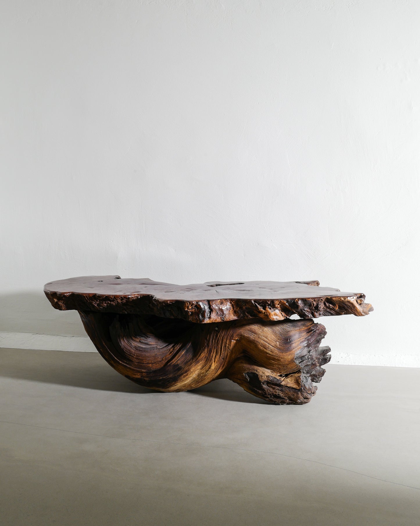 FRENCH BRUTALIST ROOT TABLE, 1960s