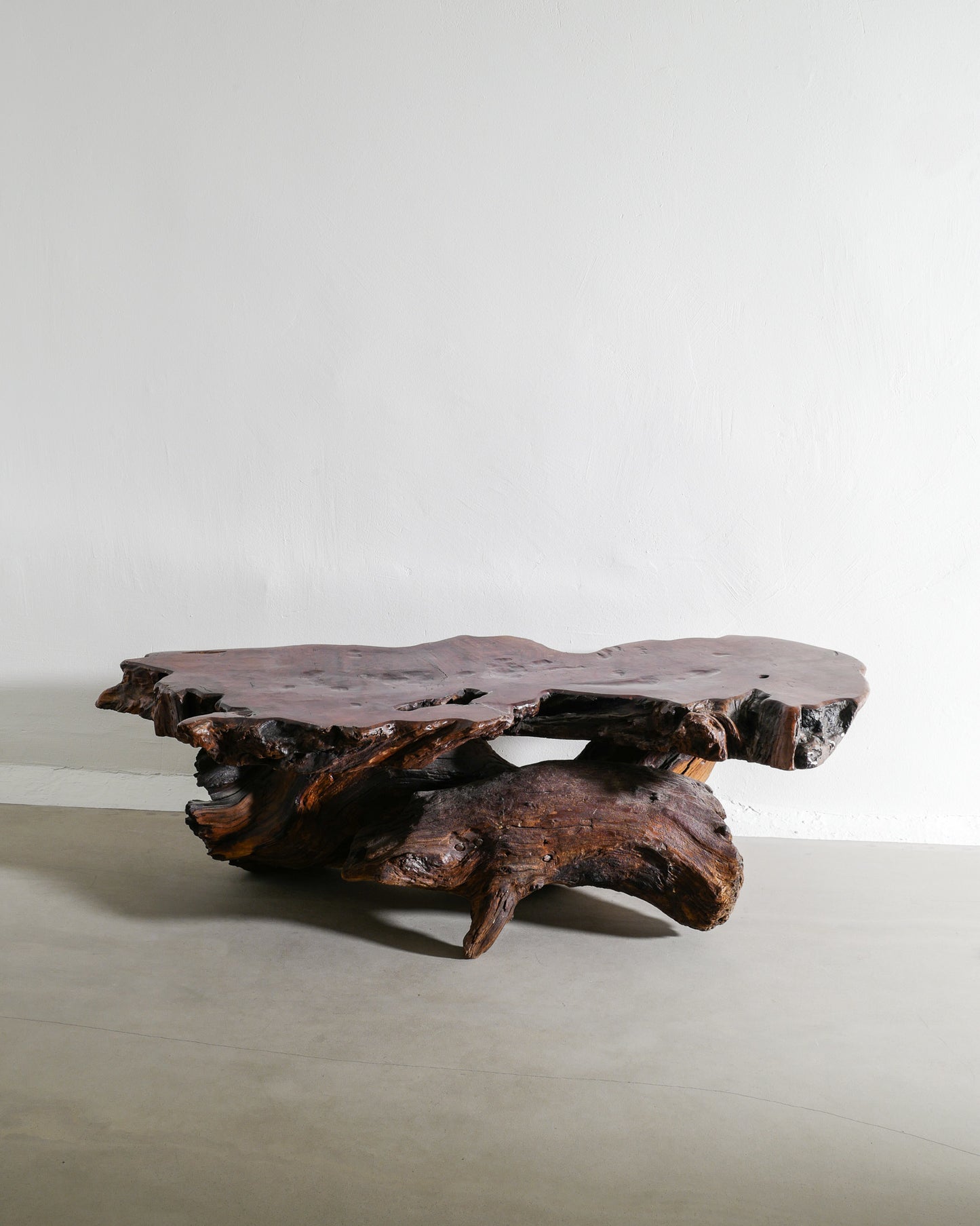 FRENCH BRUTALIST ROOT TABLE, 1960s