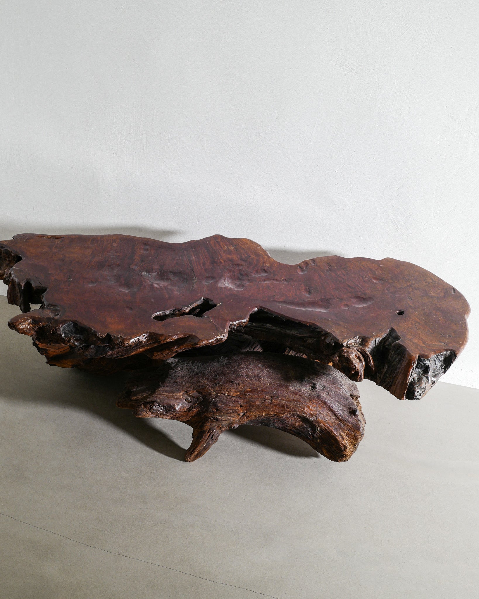 FRENCH BRUTALIST ROOT TABLE, 1960s