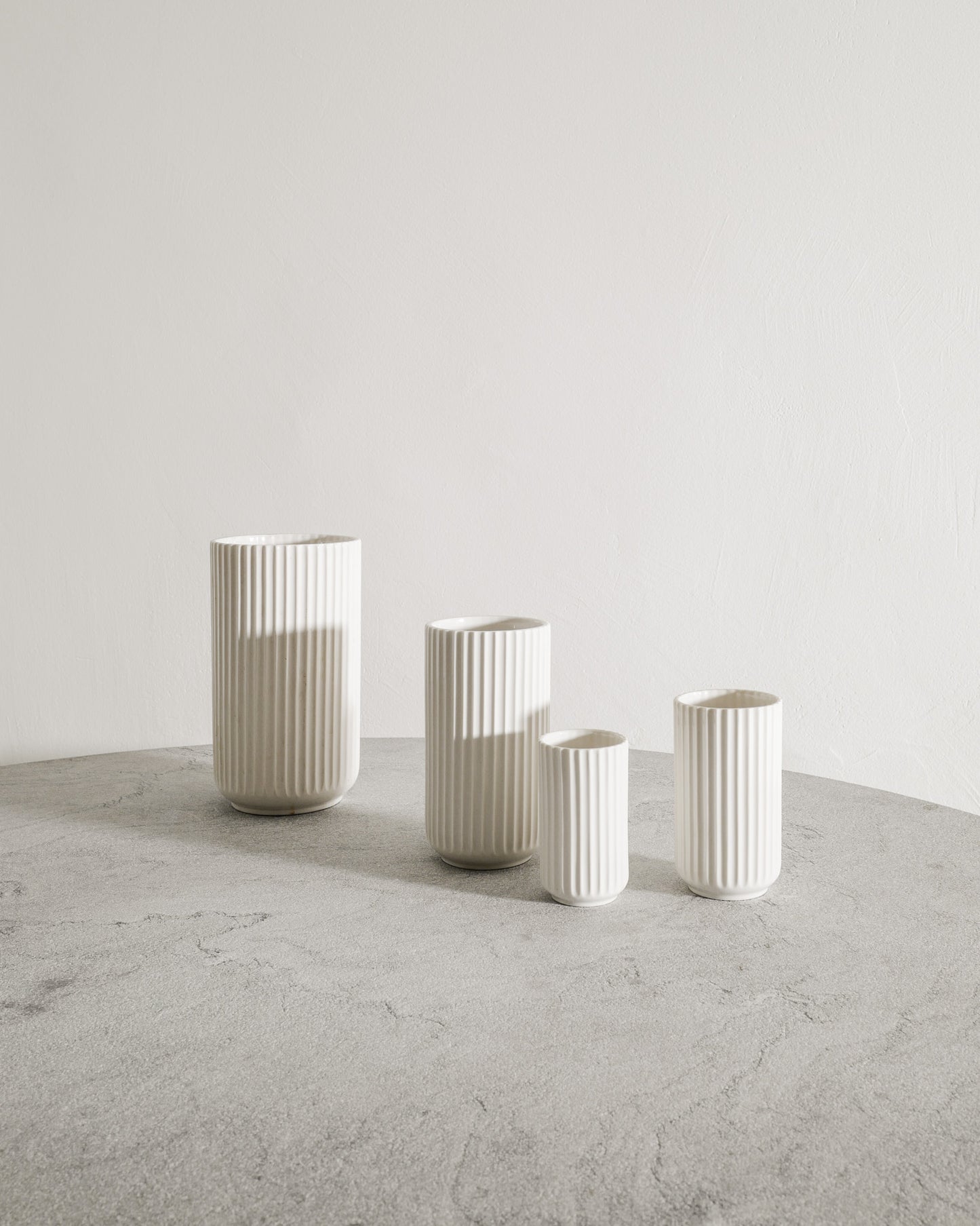 DANISH CYLINDER VASES, 1940s