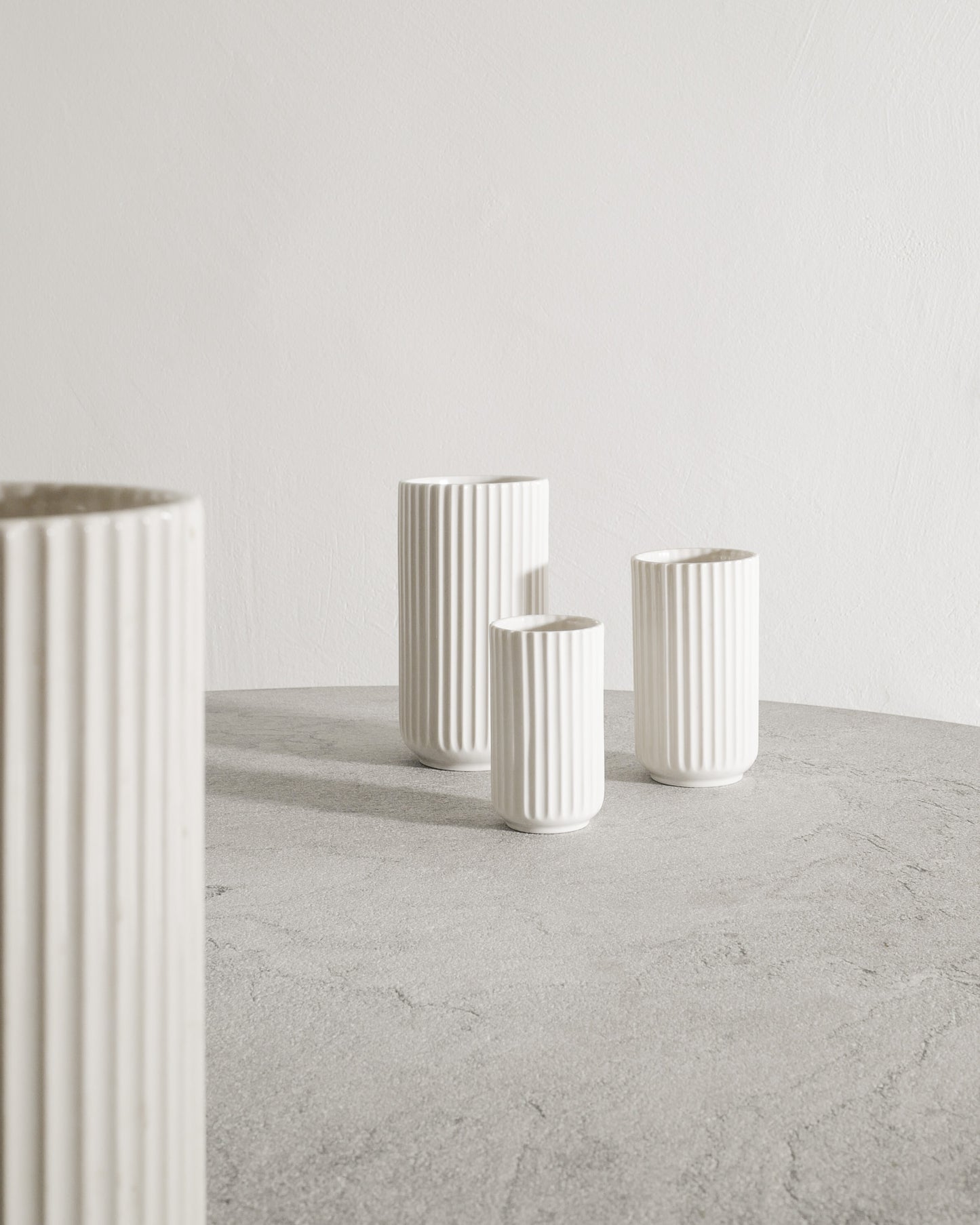 DANISH CYLINDER VASES, 1940s