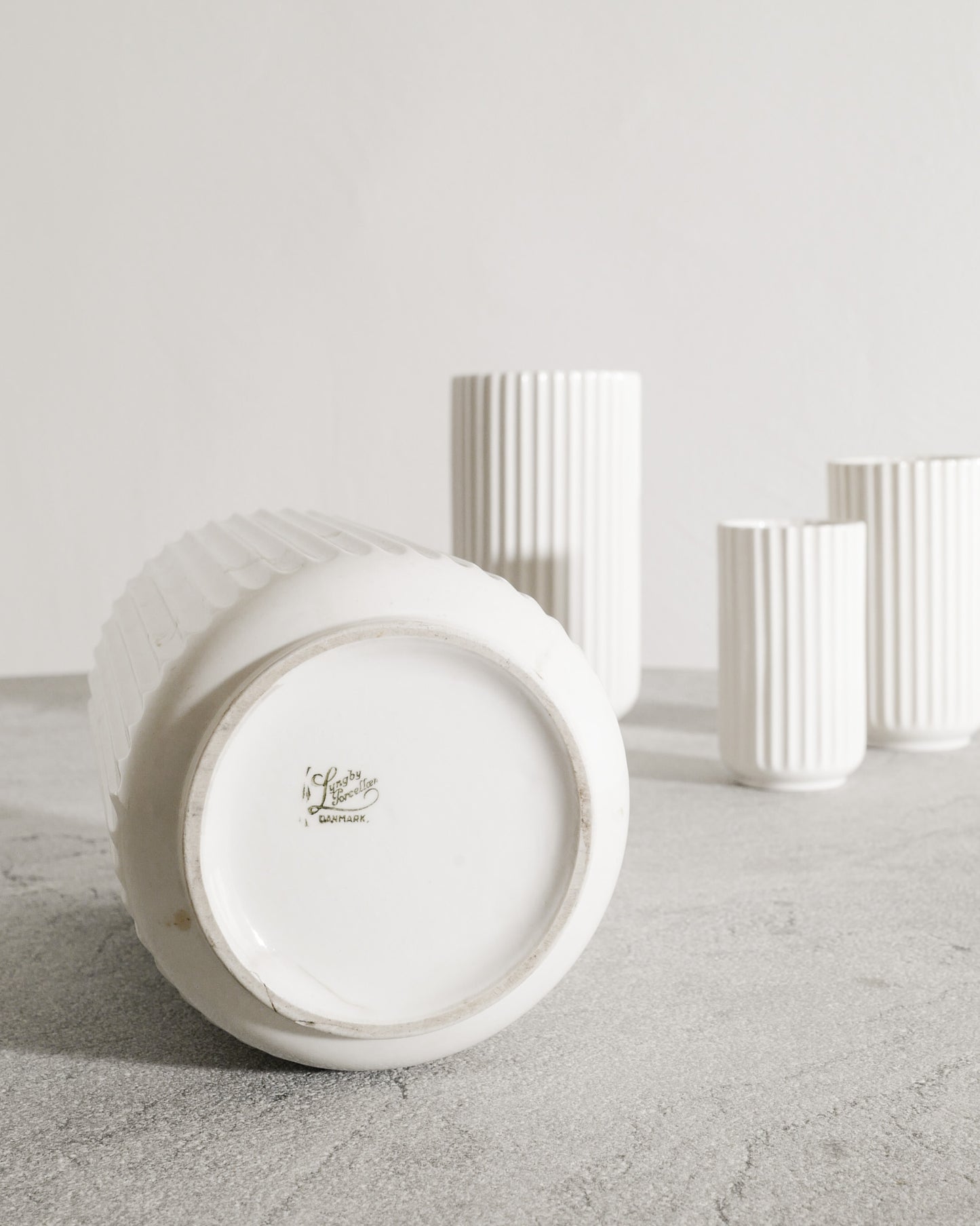 DANISH CYLINDER VASES, 1940s