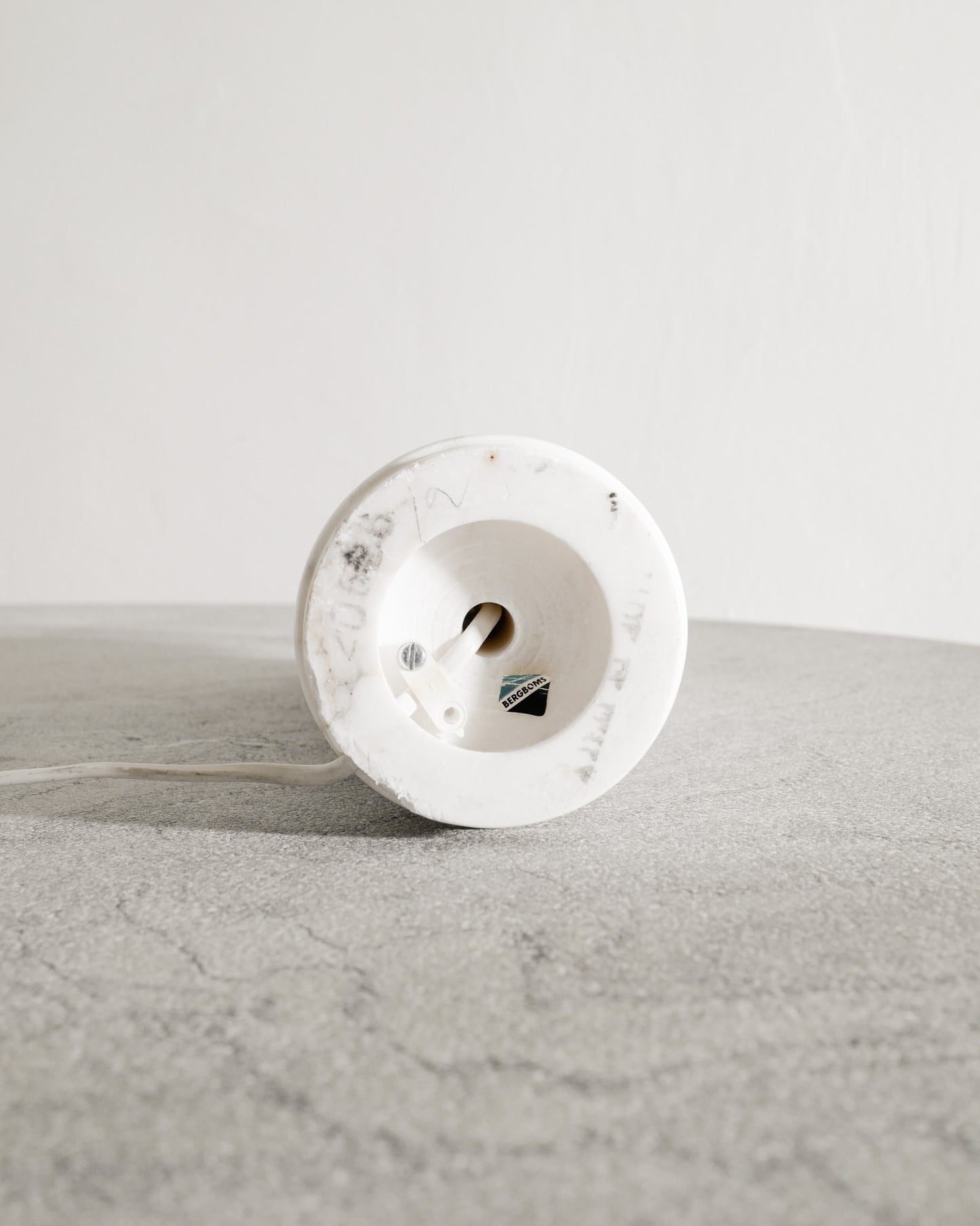 BERGBOMS B-10 MARBLE LAMP, 1960s