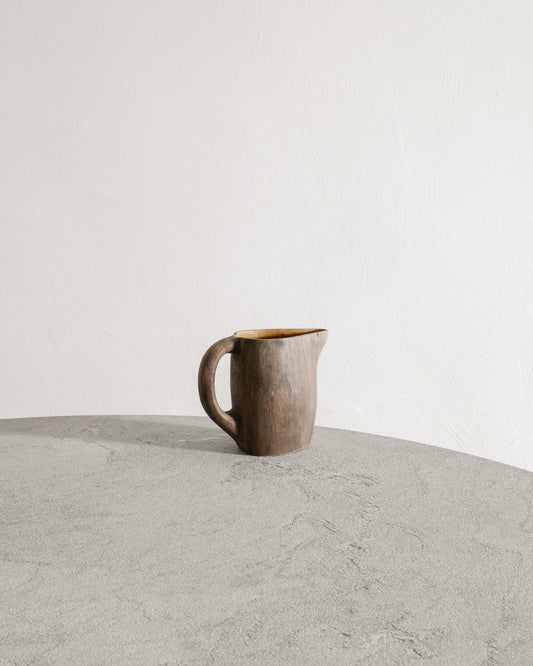FRENCH WOODEN PITCHER, 1950s