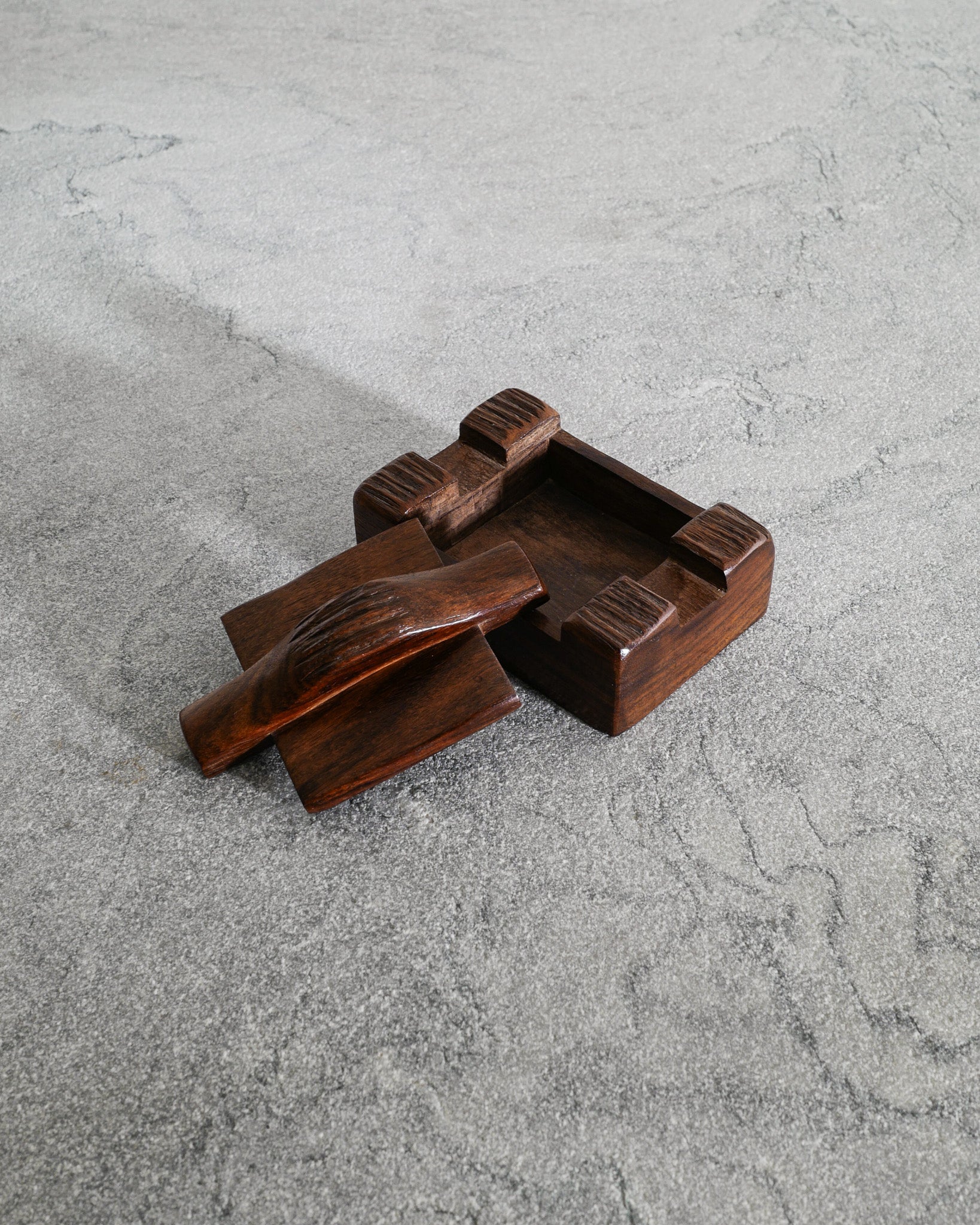 ALEXANDRE NOLL WOODEN BOX, 1950s