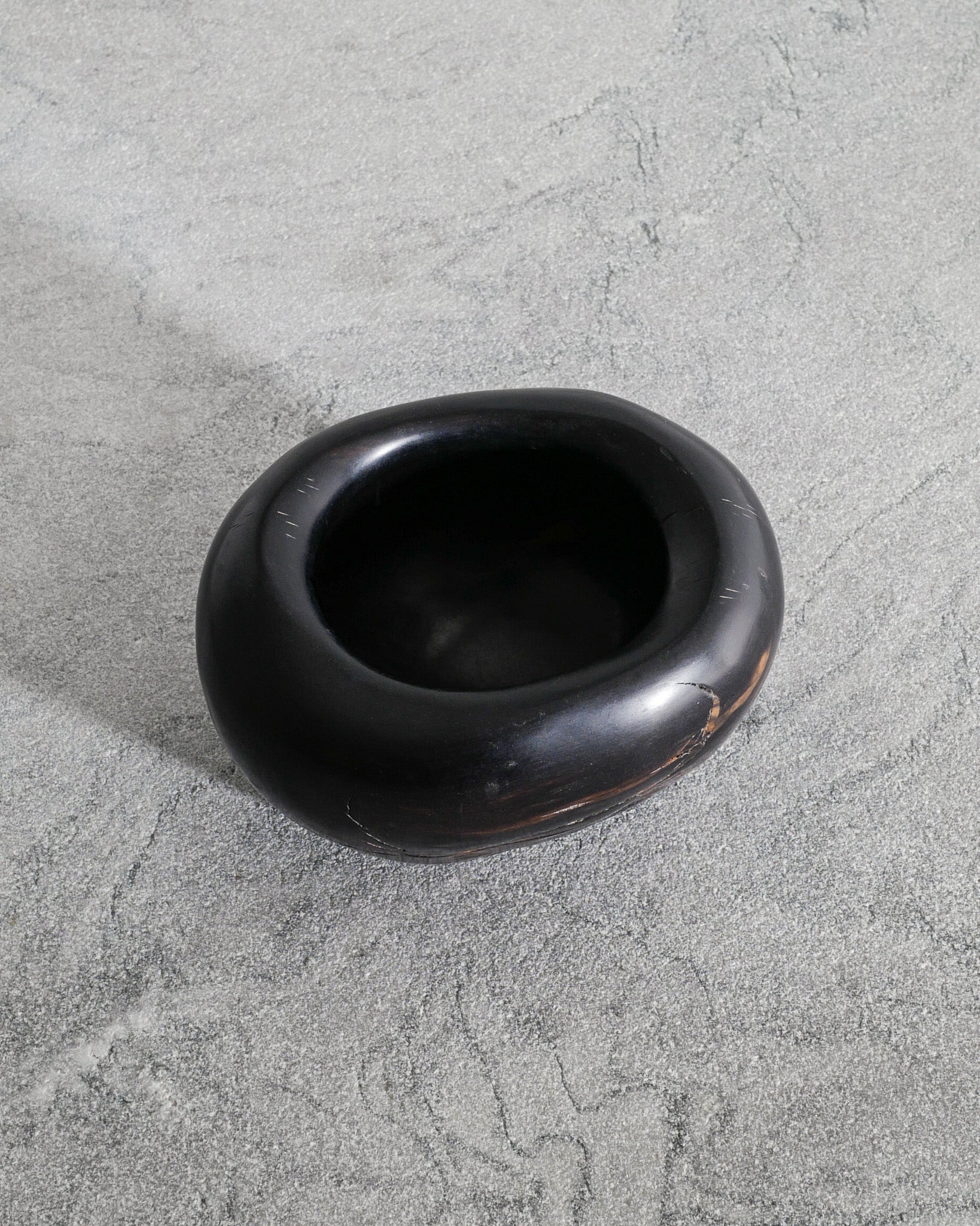 ODILE NOLL LARGE OBONIZED BOWL, 1960s