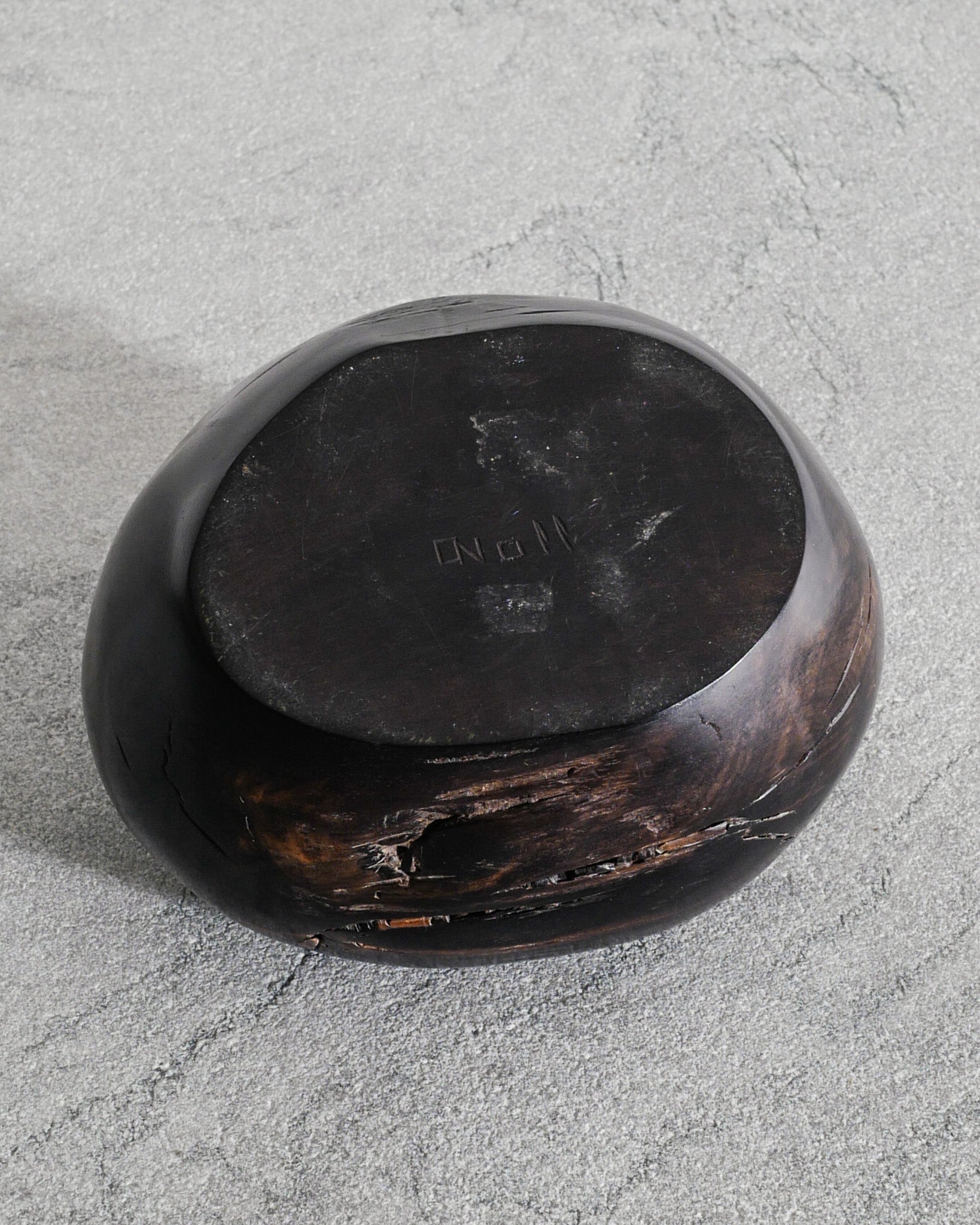 ODILE NOLL LARGE OBONIZED BOWL, 1960s