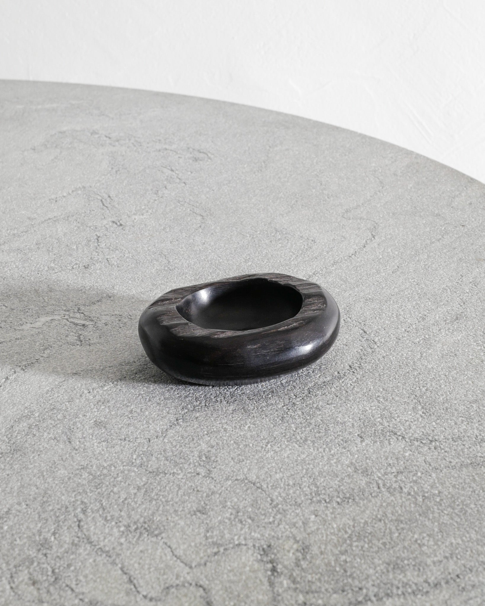 ODILE NOLL EBONIZED BOWL, 1950s