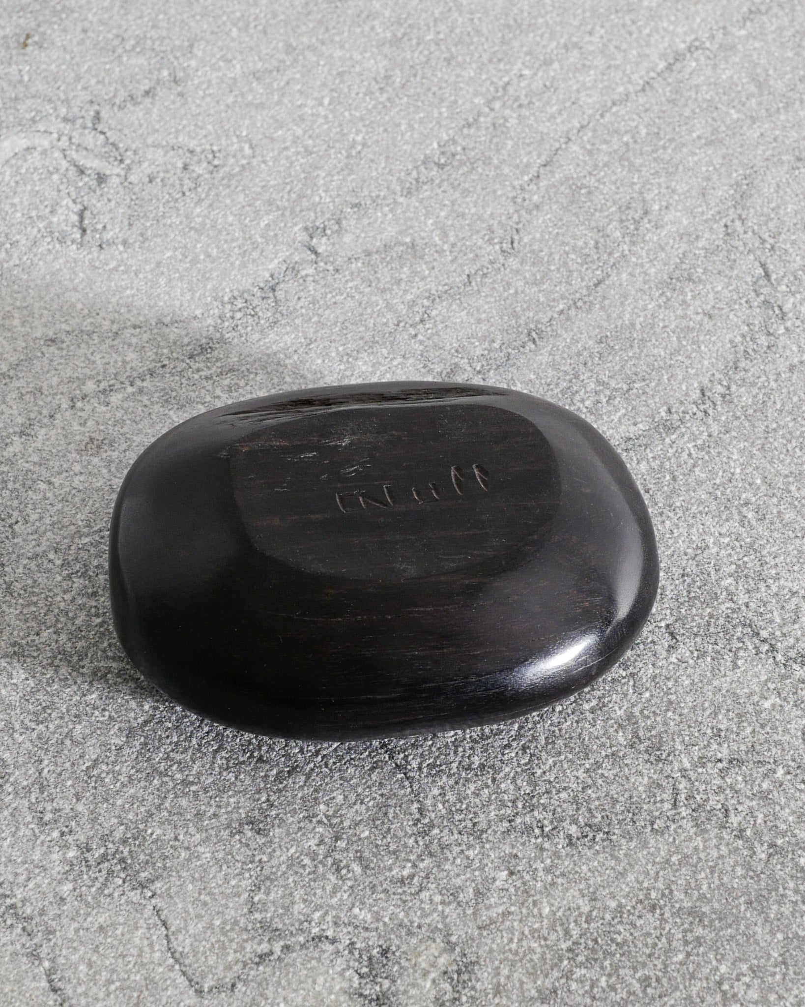 ODILE NOLL EBONIZED BOWL, 1950s