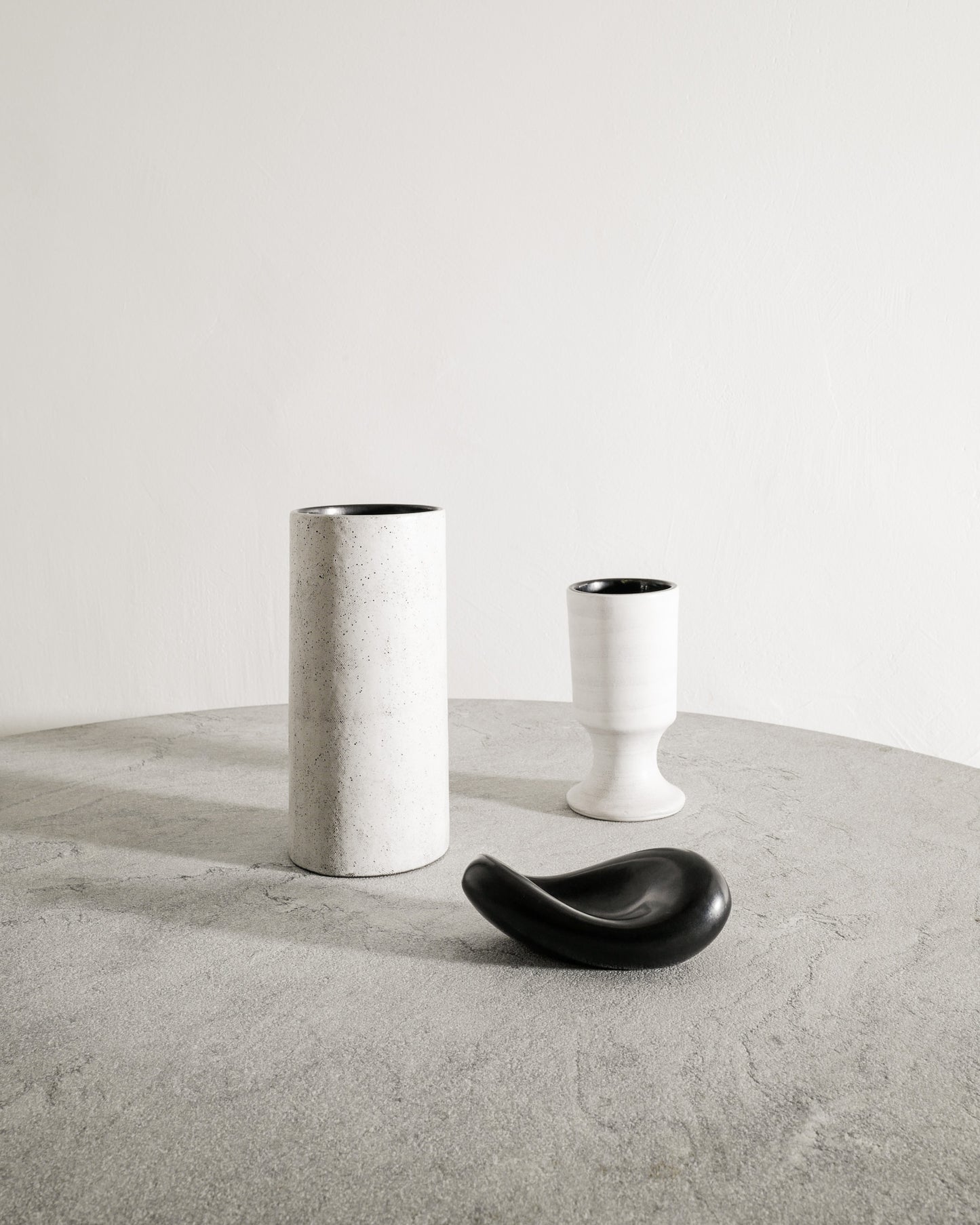 GEORGES JOUVE CYLINDER VASE, 1950s