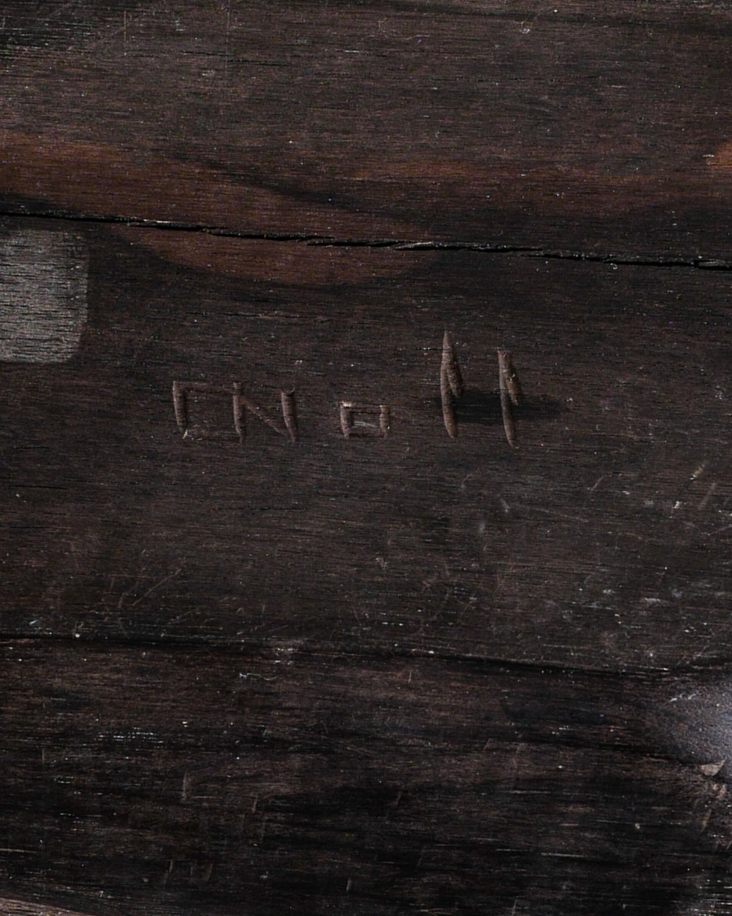 ODILE NOLL WOODEN BOWL, 1970s