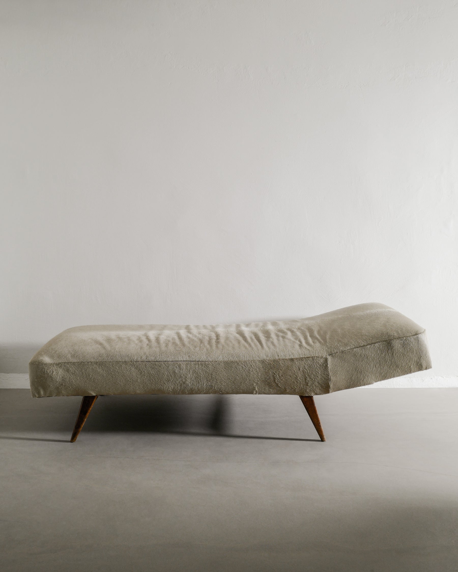 SWEDISH DAYBED IN TEAK AND HIDE, 1960s