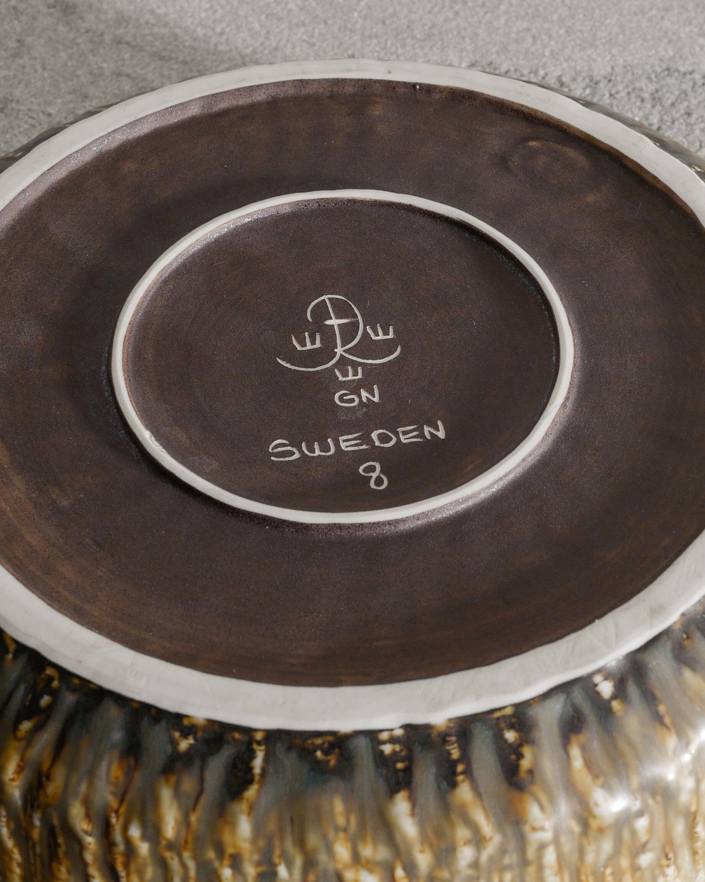 GUNNAR NYLUND "RUBUS" LARGE DISH, 1950s