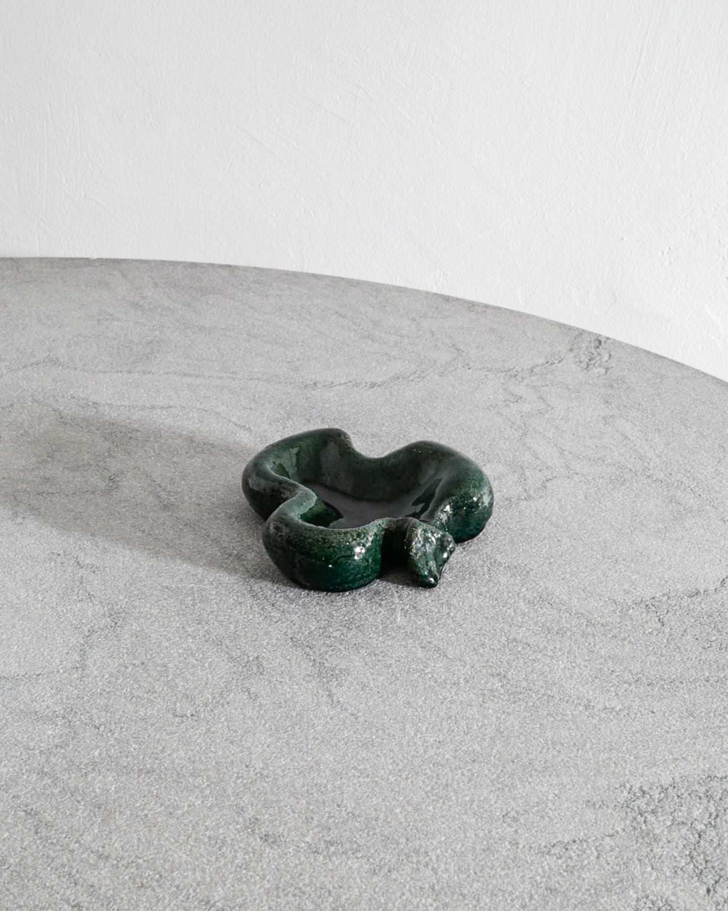 GEORGES JOUVE GREEN ASHTRAY, 1950s
