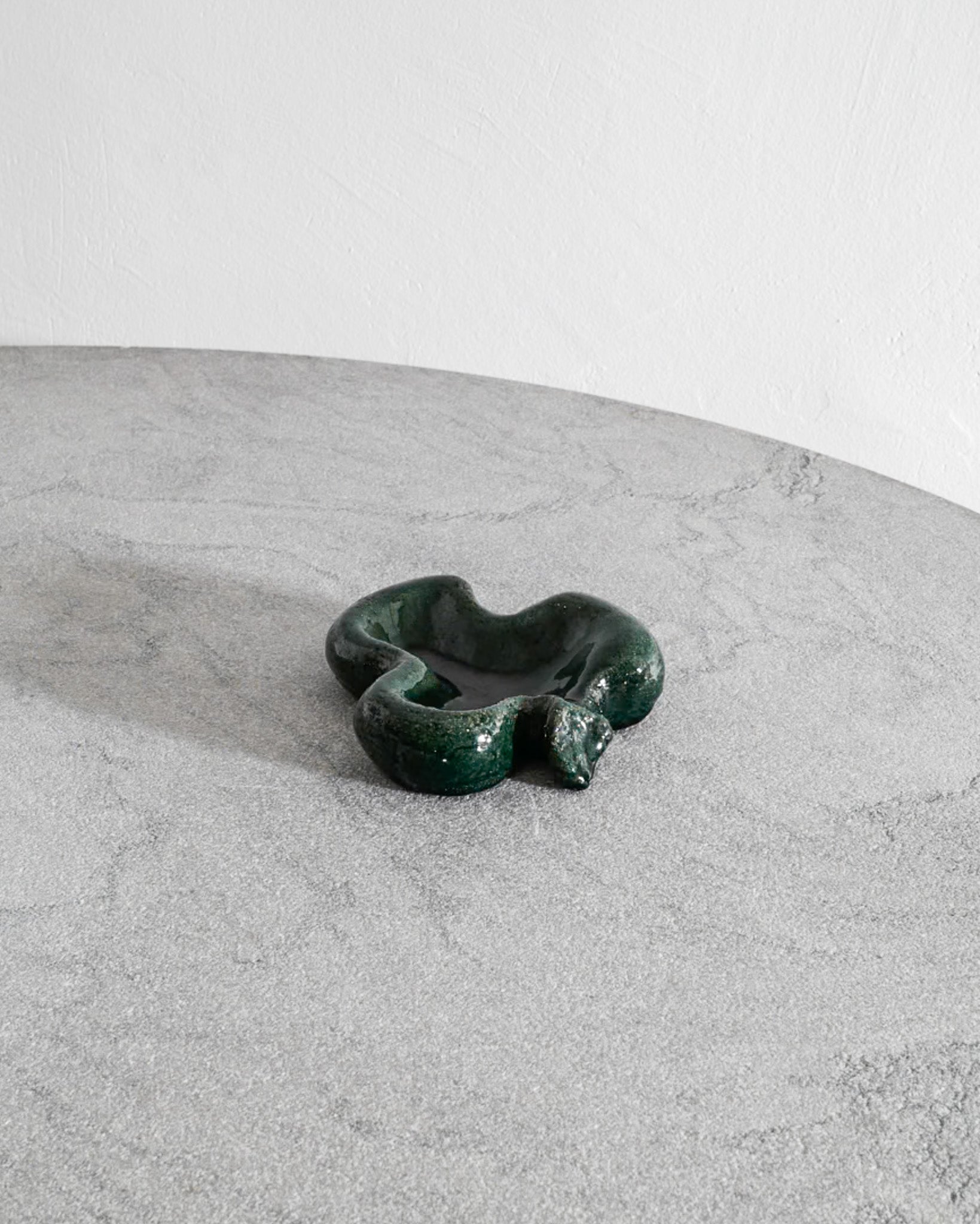 GEORGES JOUVE GREEN ASHTRAY, 1950s