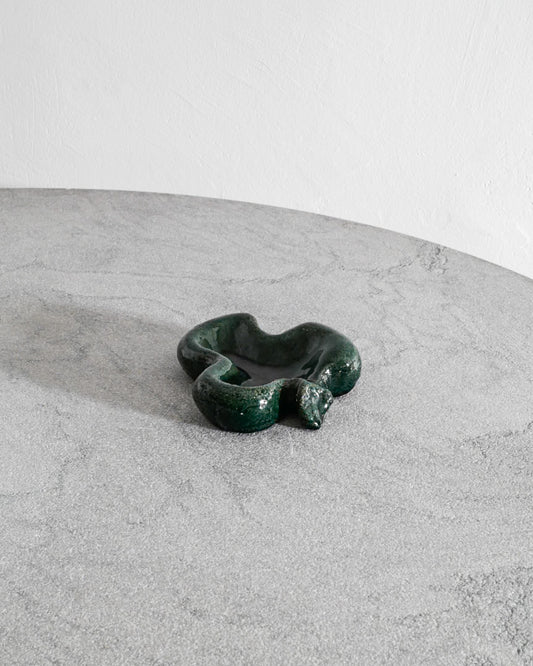 GEORGES JOUVE GREEN ASHTRAY, 1950s