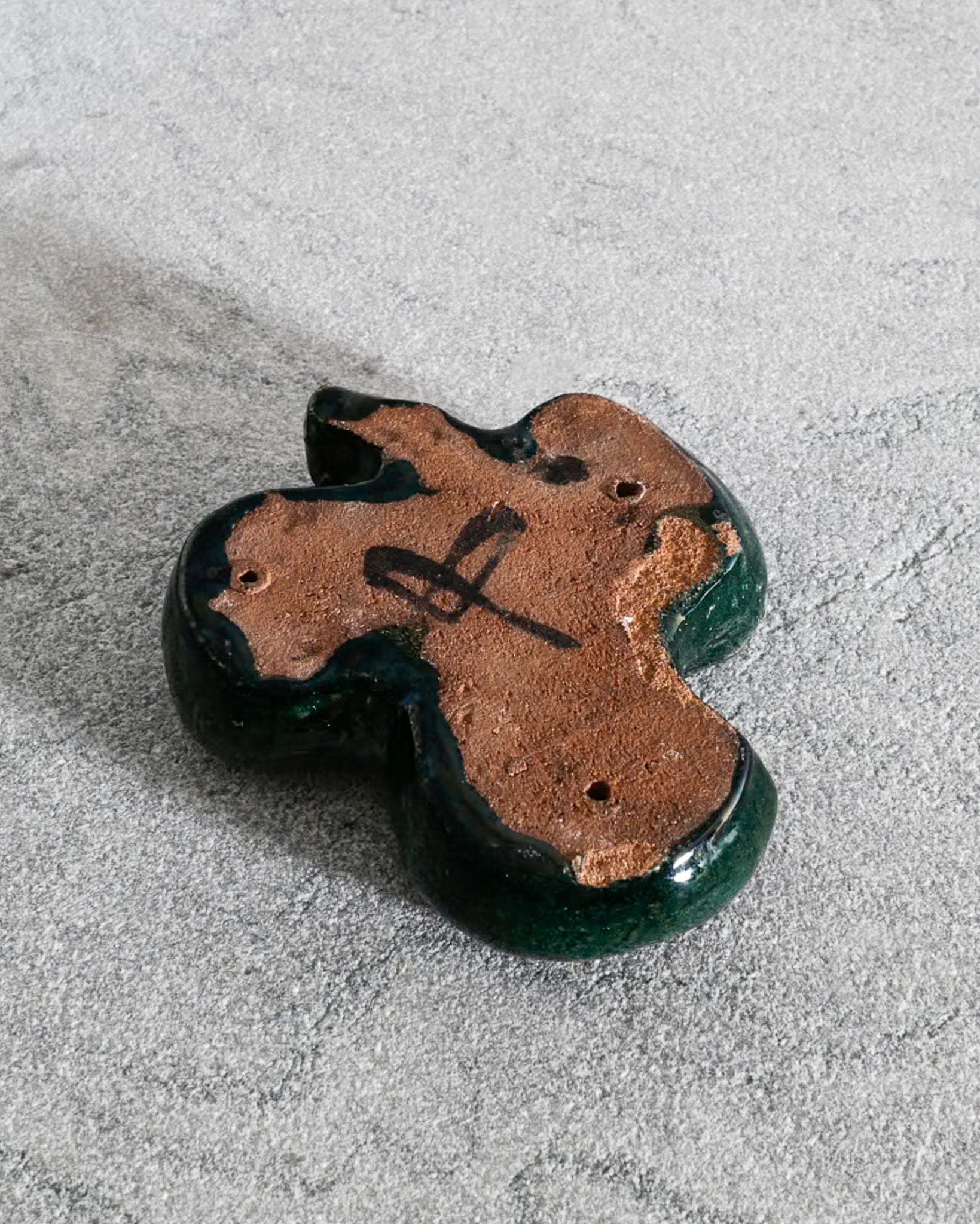 GEORGES JOUVE GREEN ASHTRAY, 1950s