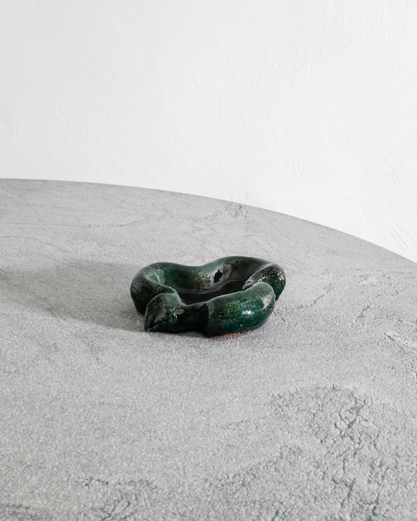GEORGES JOUVE GREEN ASHTRAY, 1950s