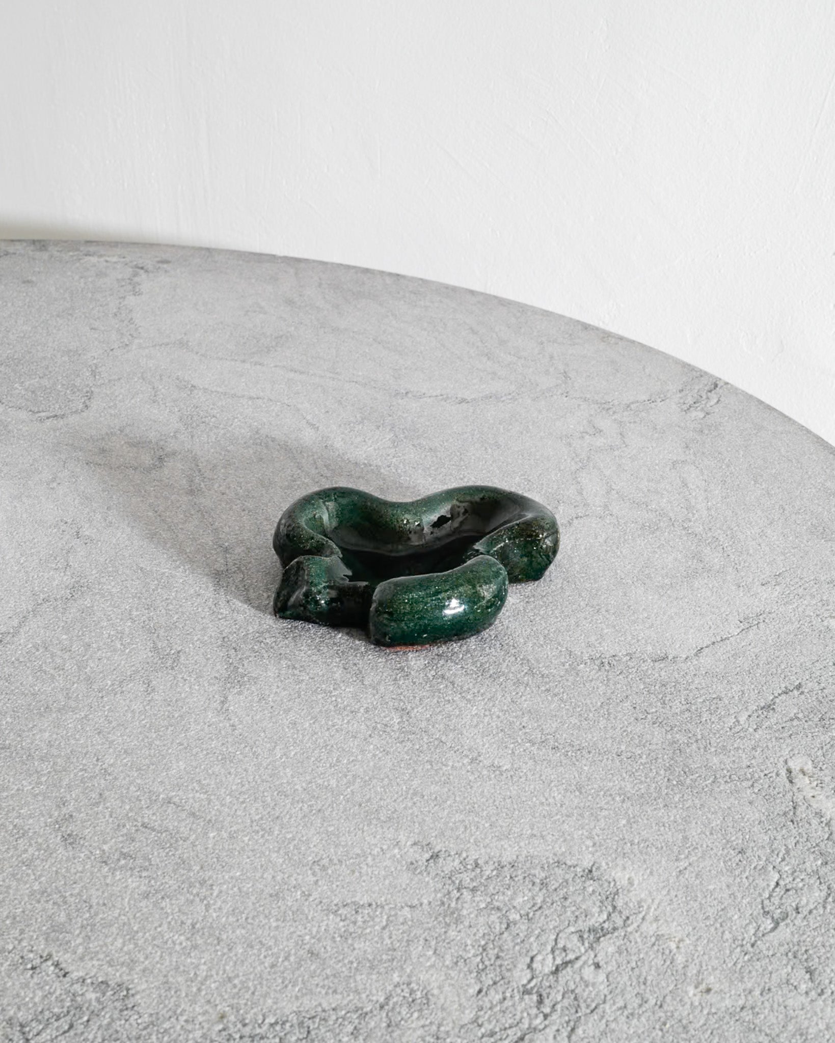 GEORGES JOUVE GREEN ASHTRAY, 1950s