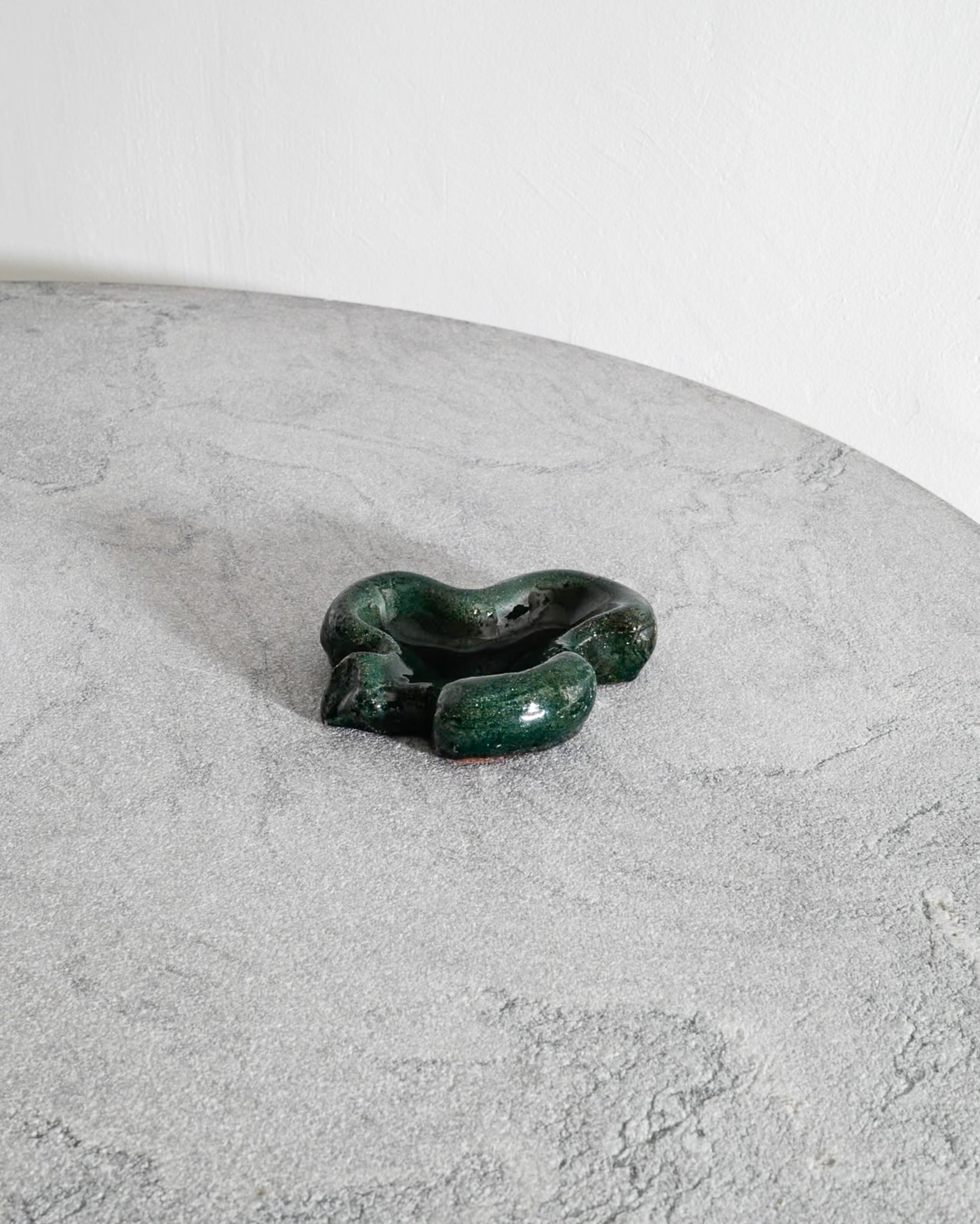 GEORGES JOUVE GREEN ASHTRAY, 1950s