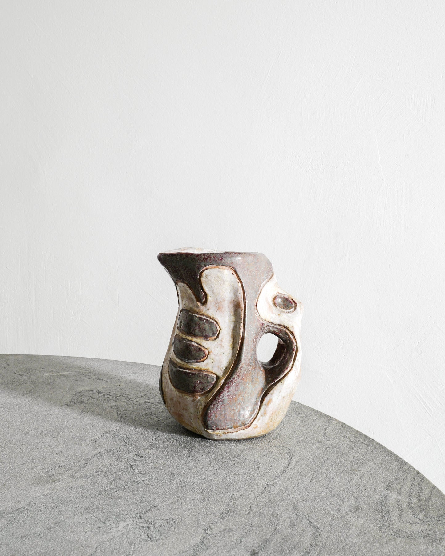 HANS HEDBERG STONEWARE PITCHER, 1950s
