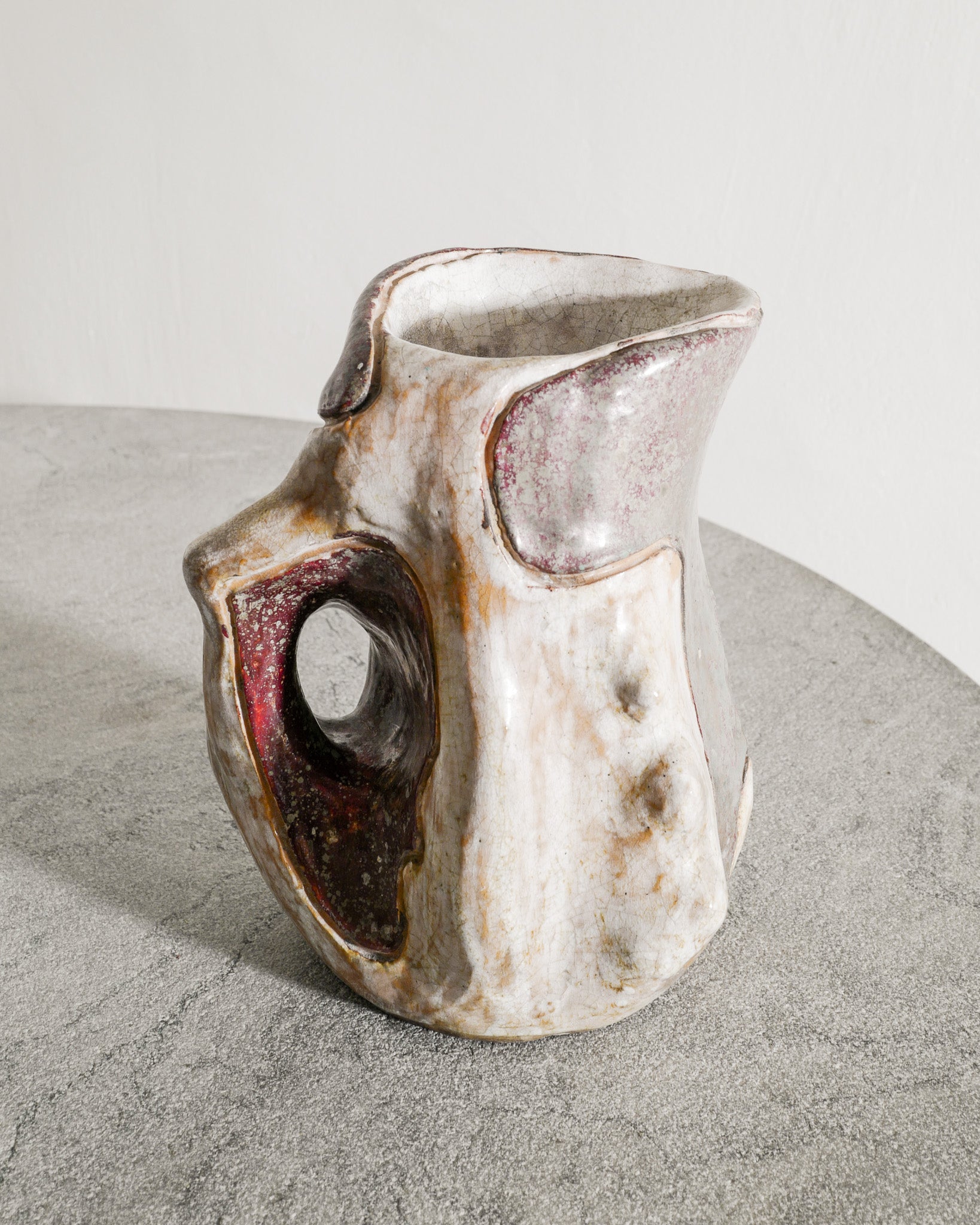 HANS HEDBERG STONEWARE PITCHER, 1950s