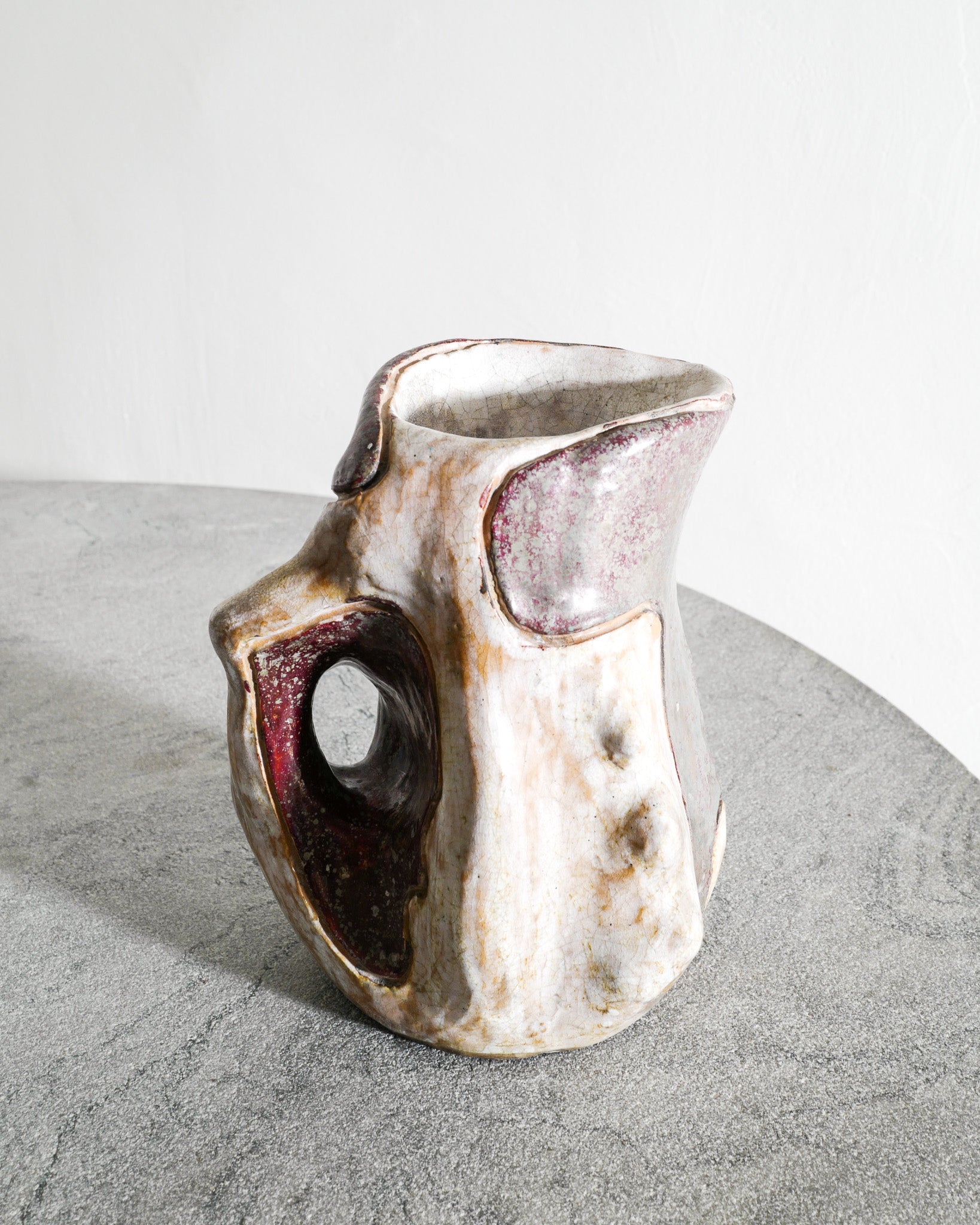 HANS HEDBERG STONEWARE PITCHER, 1950s