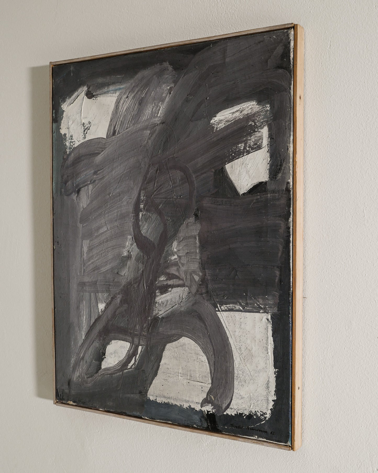 BERTIL BERNTSSON OIL ON CANVAS, 1962