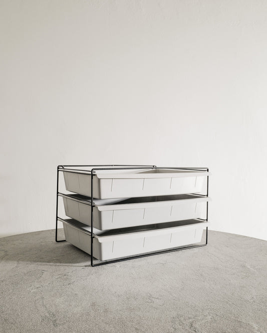 CHARLOTTE PERRIAND FILE RACK, 1950s